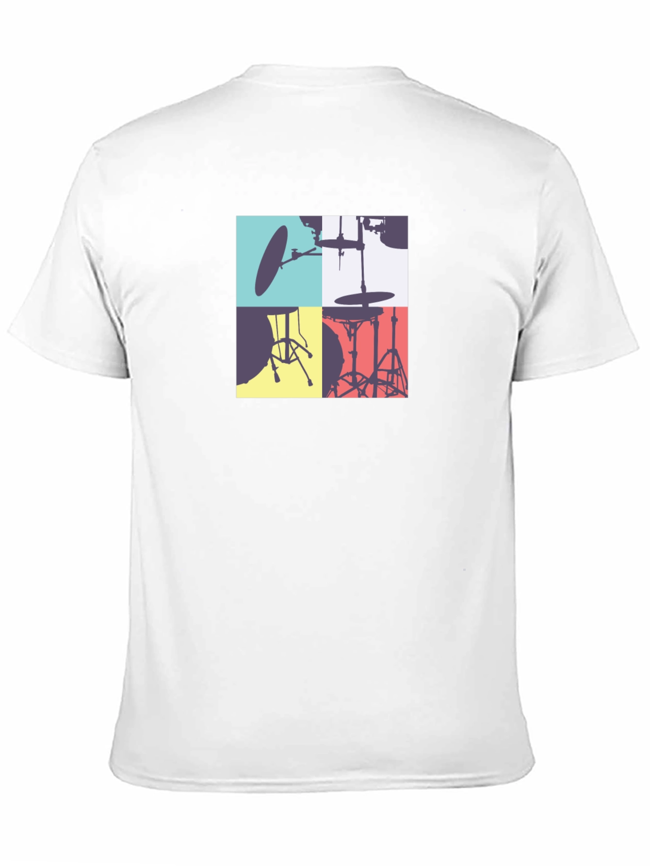 Drum Kit Graphic Tee - Stylish Music Lover T-Shirt