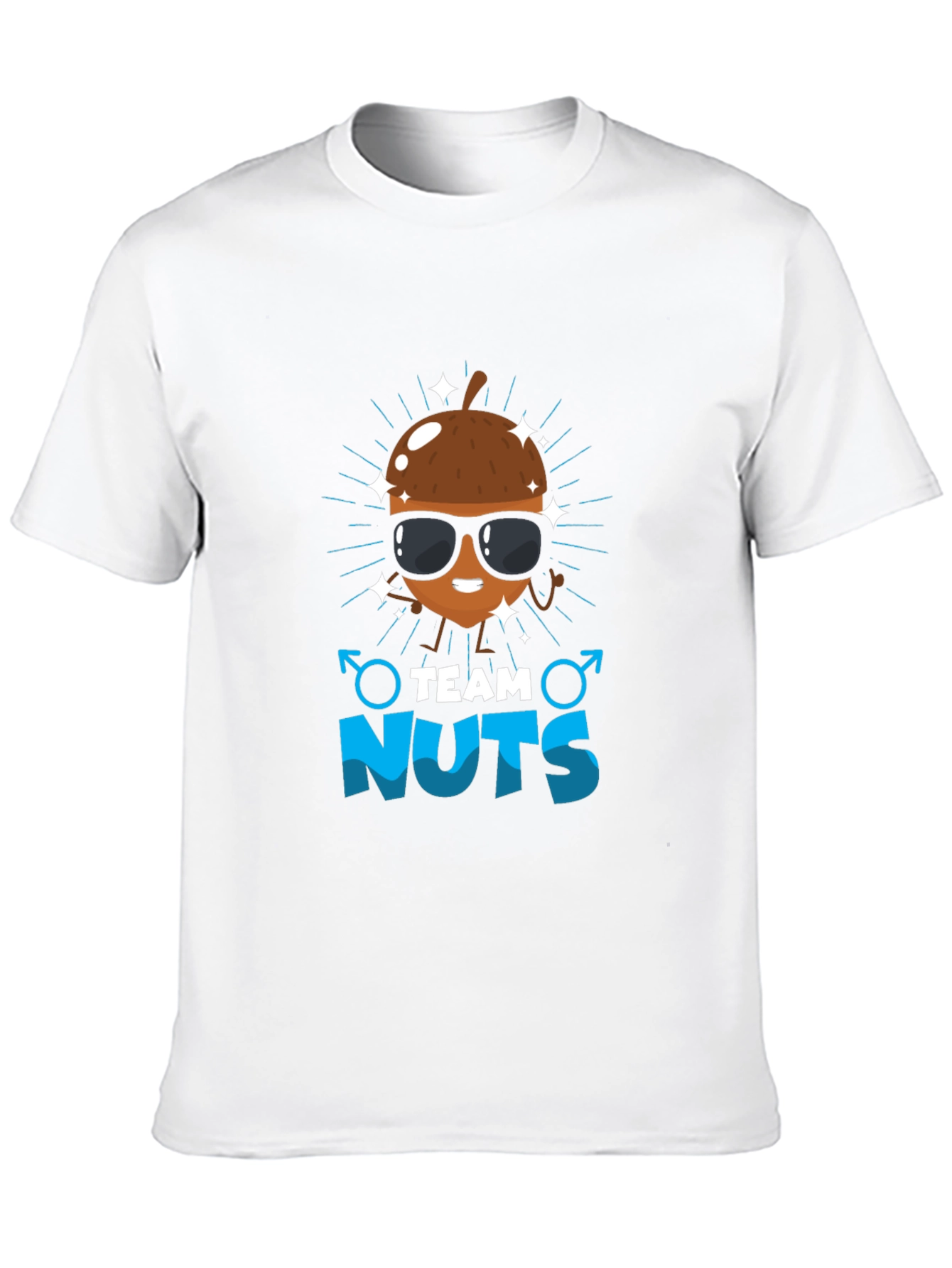 Team Nuts Funny Graphic T-Shirt