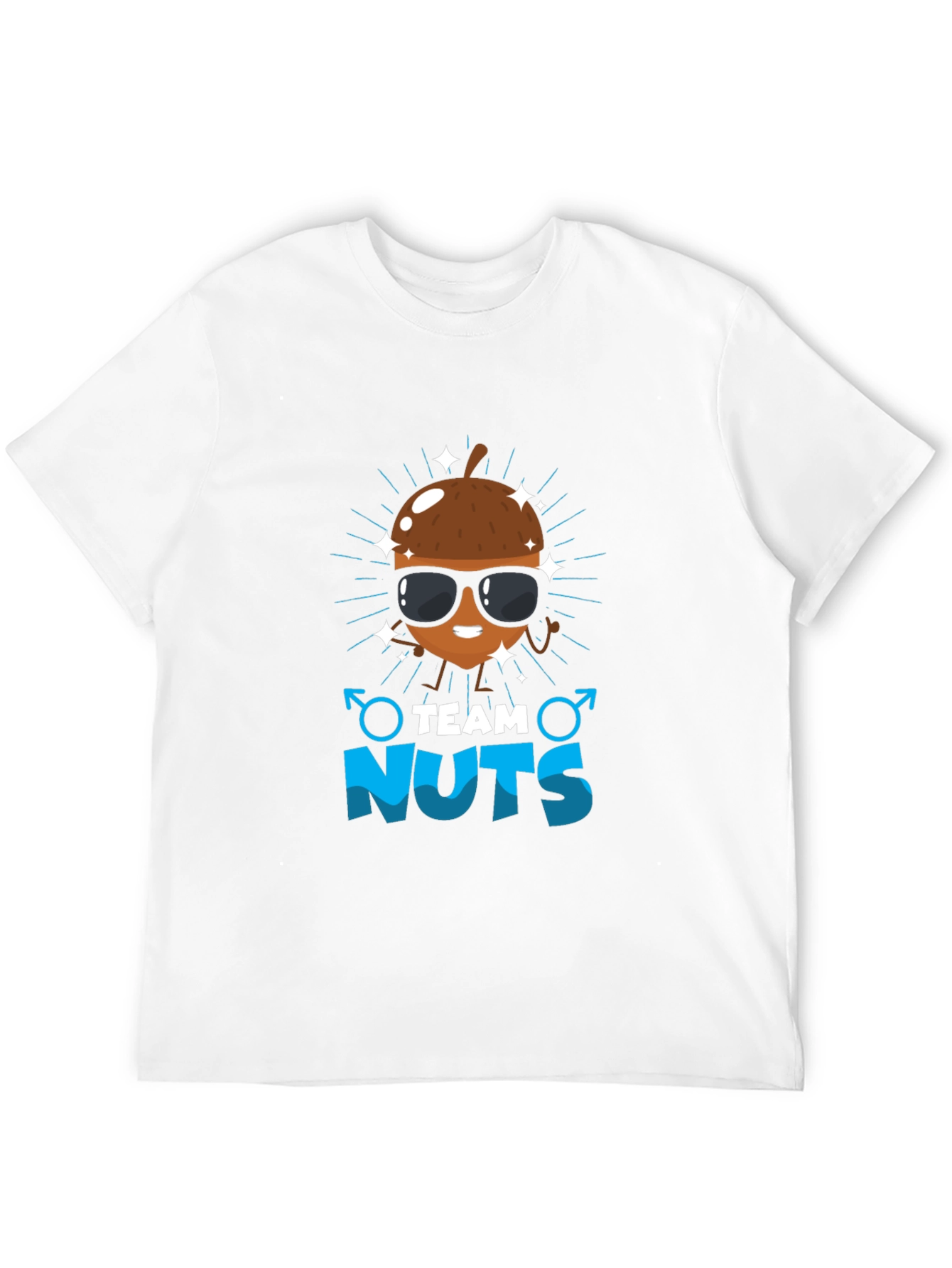 Team Nuts Funny Graphic T-Shirt