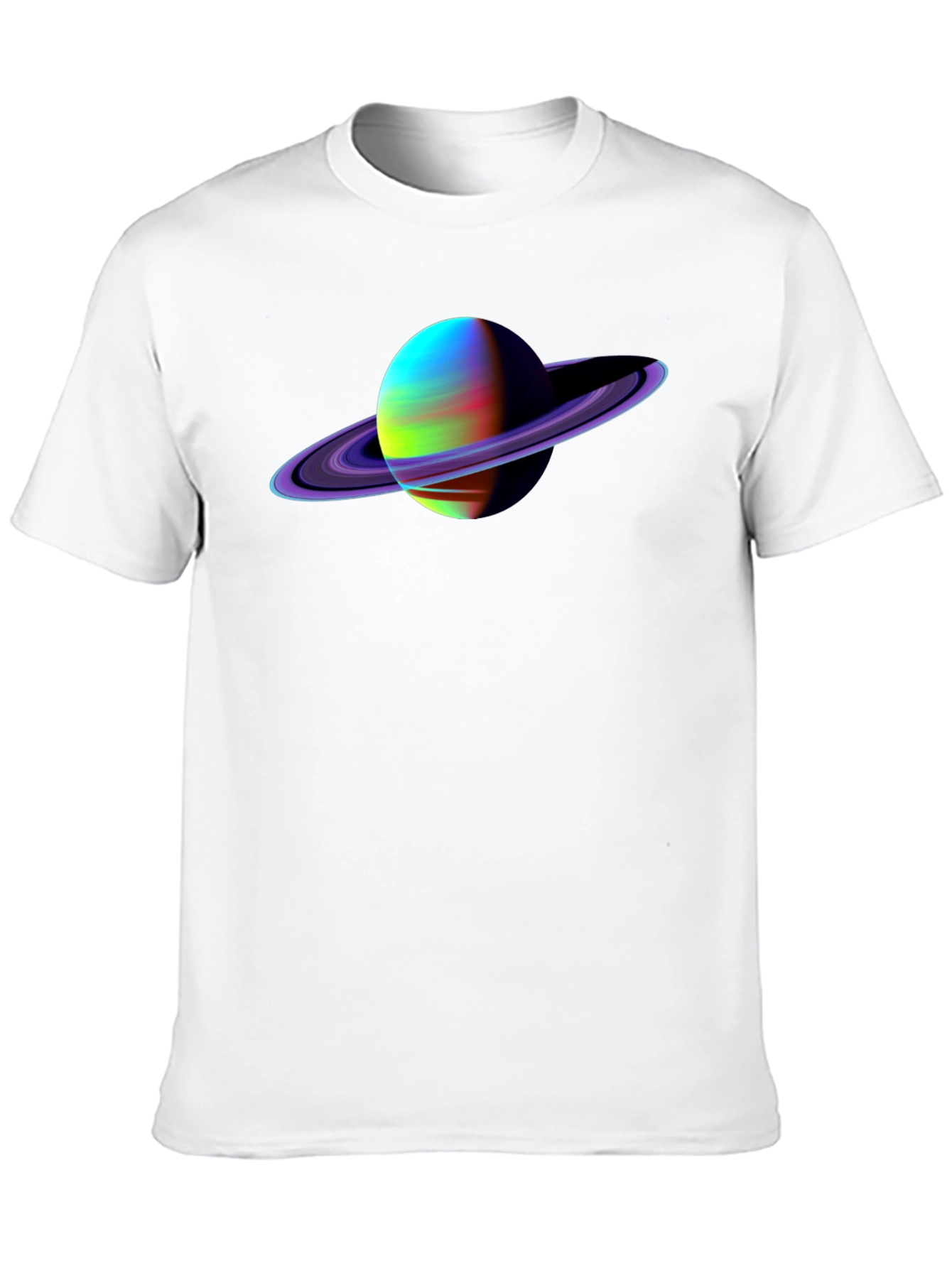 Saturn Graphic Black T-Shirt