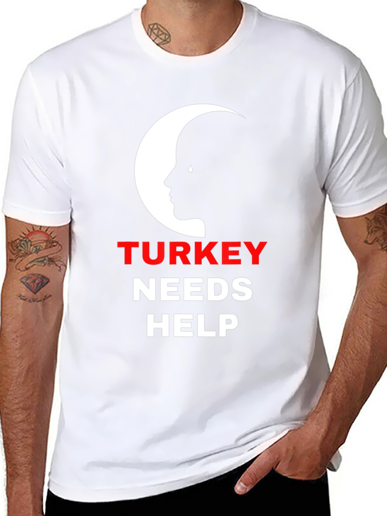 Turkey Needs Help T-Shirt - Show Your Support