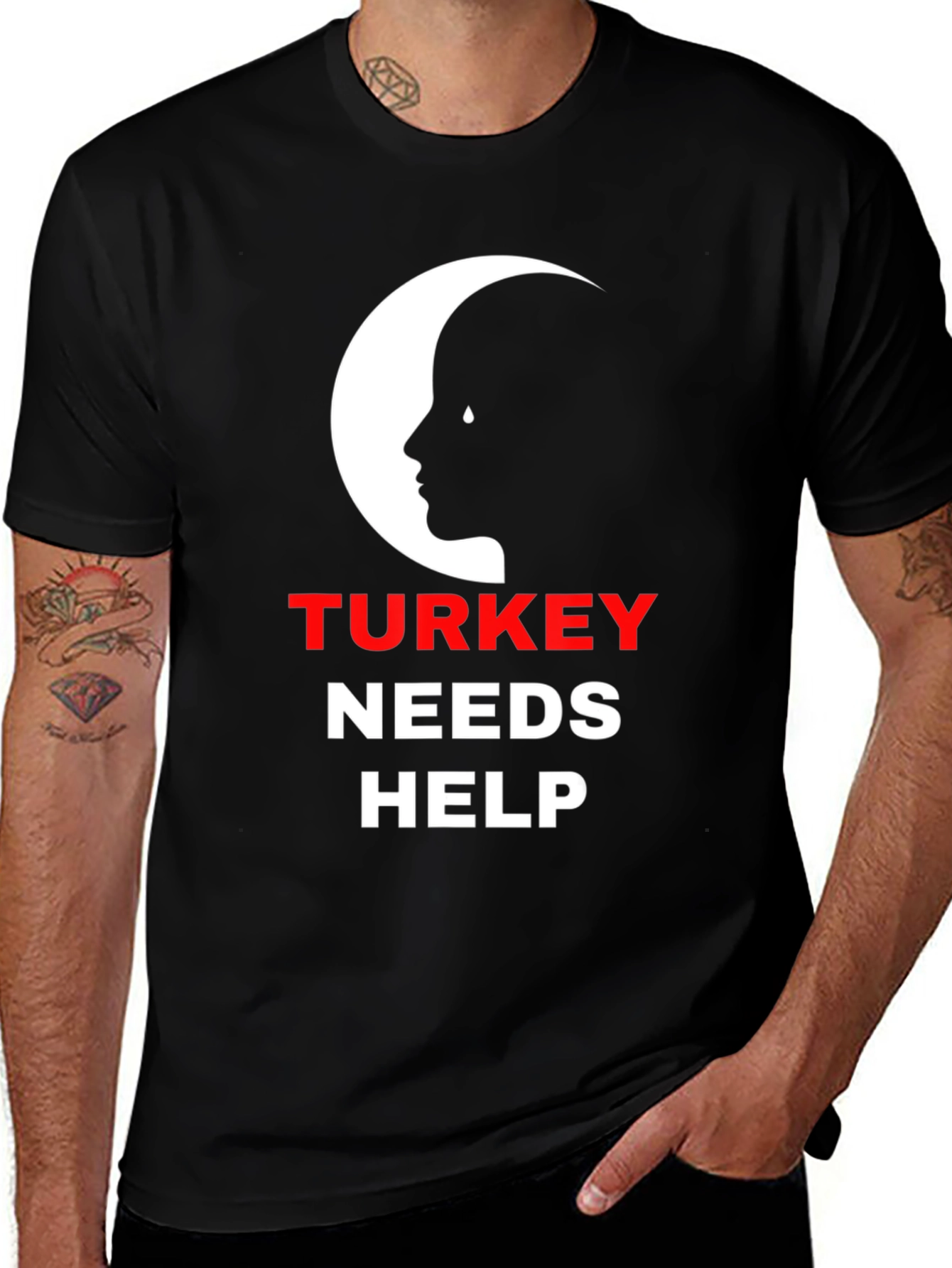 Turkey Needs Help T-Shirt - Show Your Support