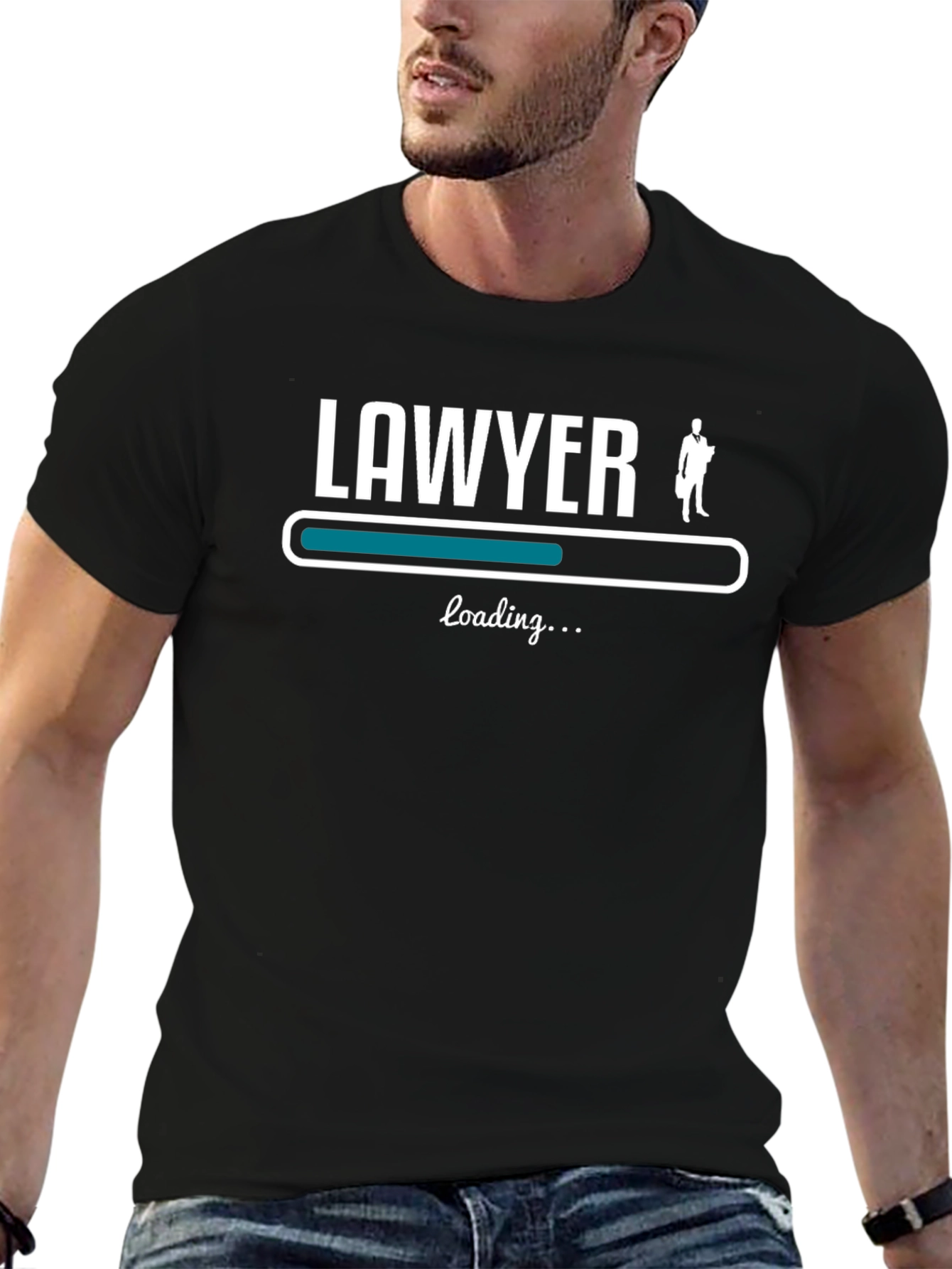 Lawyer Loading Funny Graphic Tee