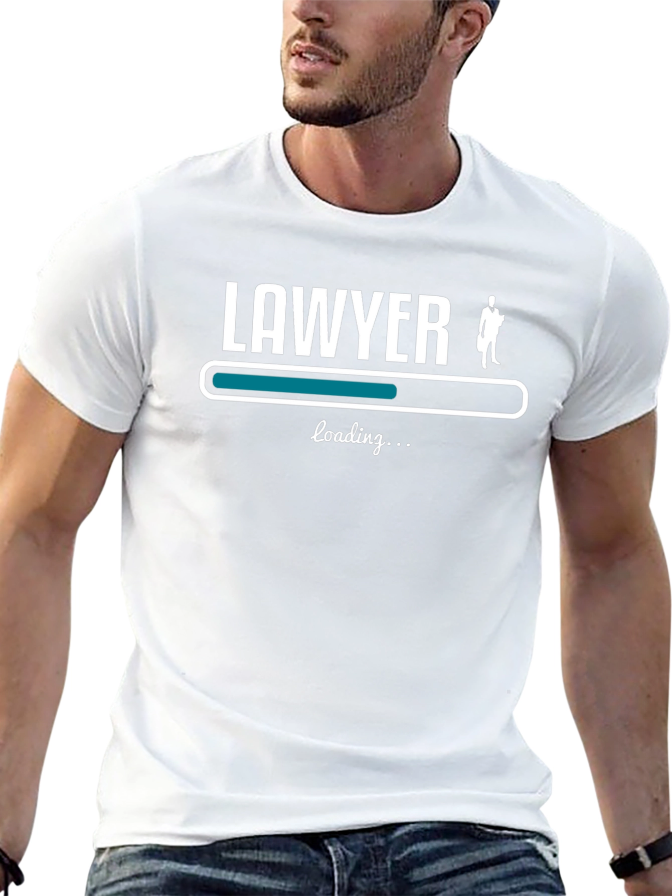 Lawyer Loading Funny Graphic Tee