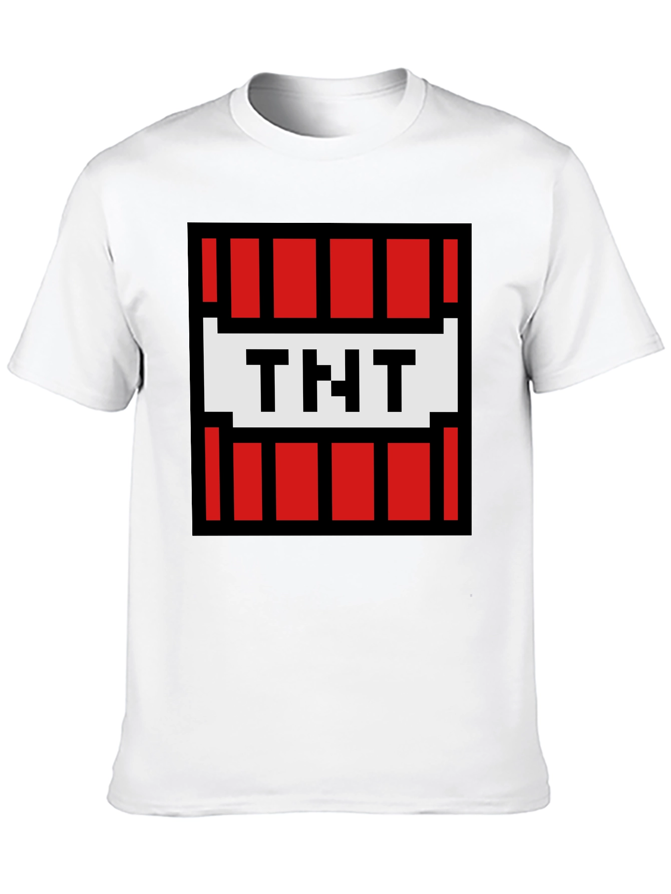 Minecraft TNT Pixel Art Graphic Tee