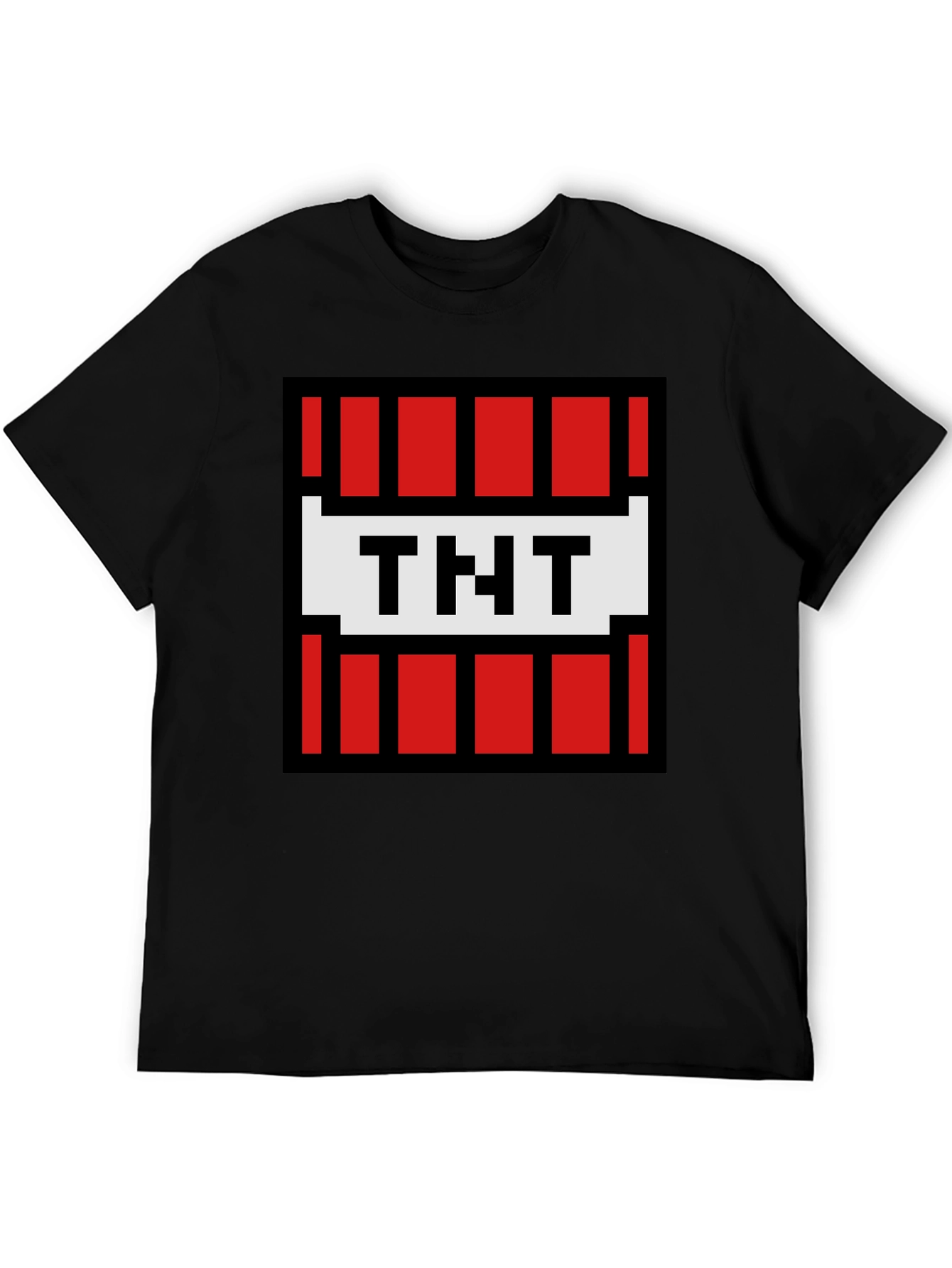 Minecraft TNT Pixel Art Graphic Tee