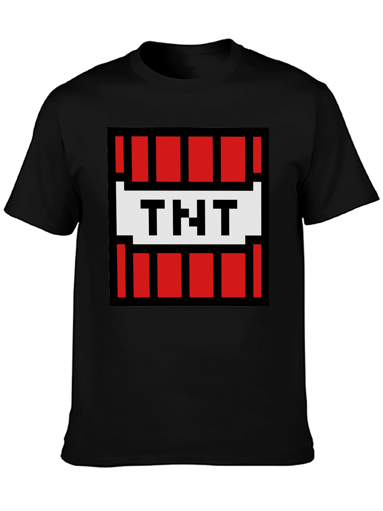 Minecraft TNT Pixel Art Graphic Tee