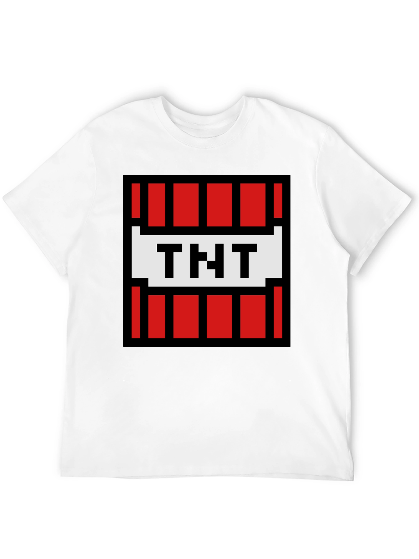 Minecraft TNT Pixel Art Graphic Tee