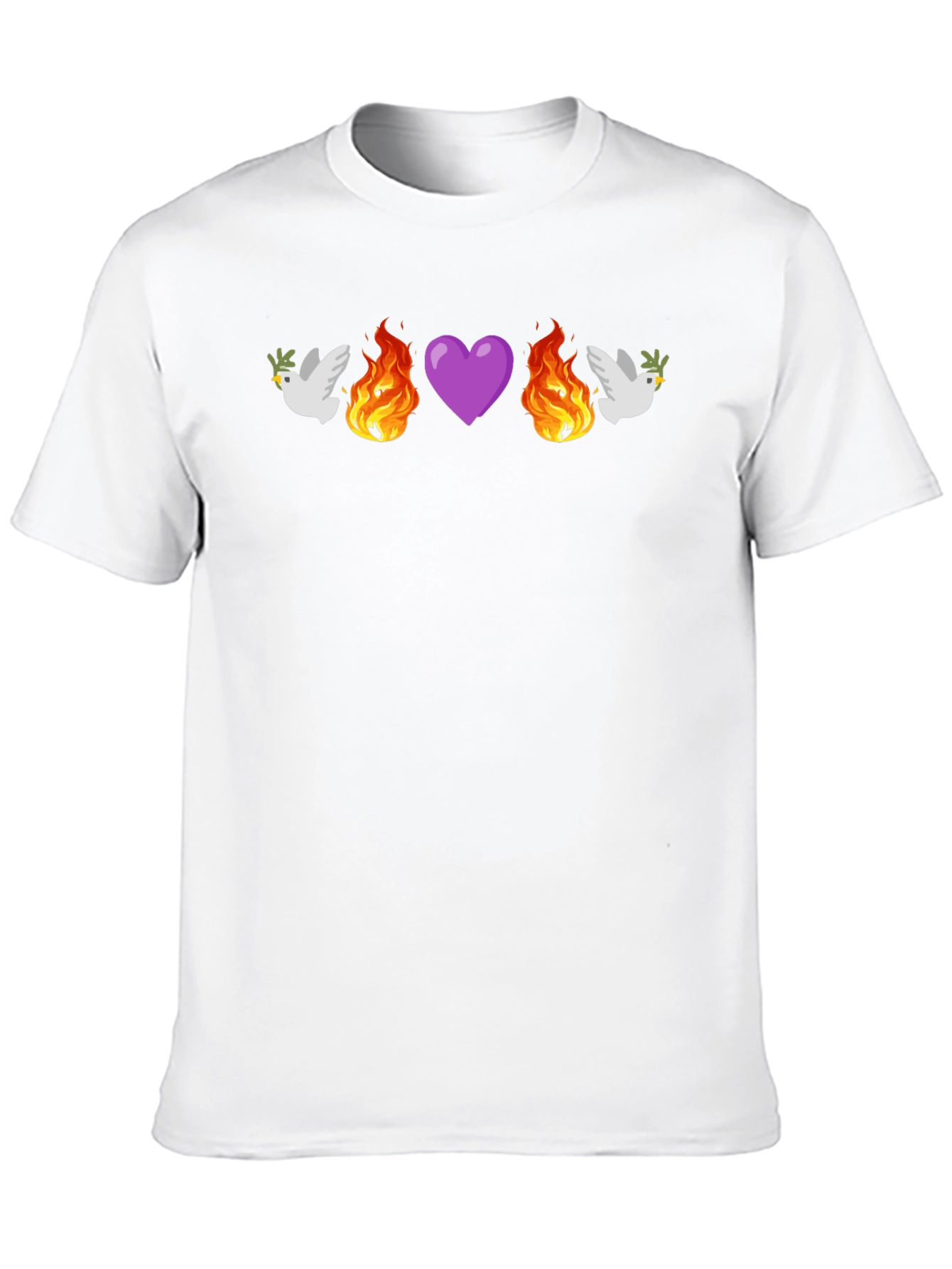 Peace Love and Fire Graphic T-Shirt