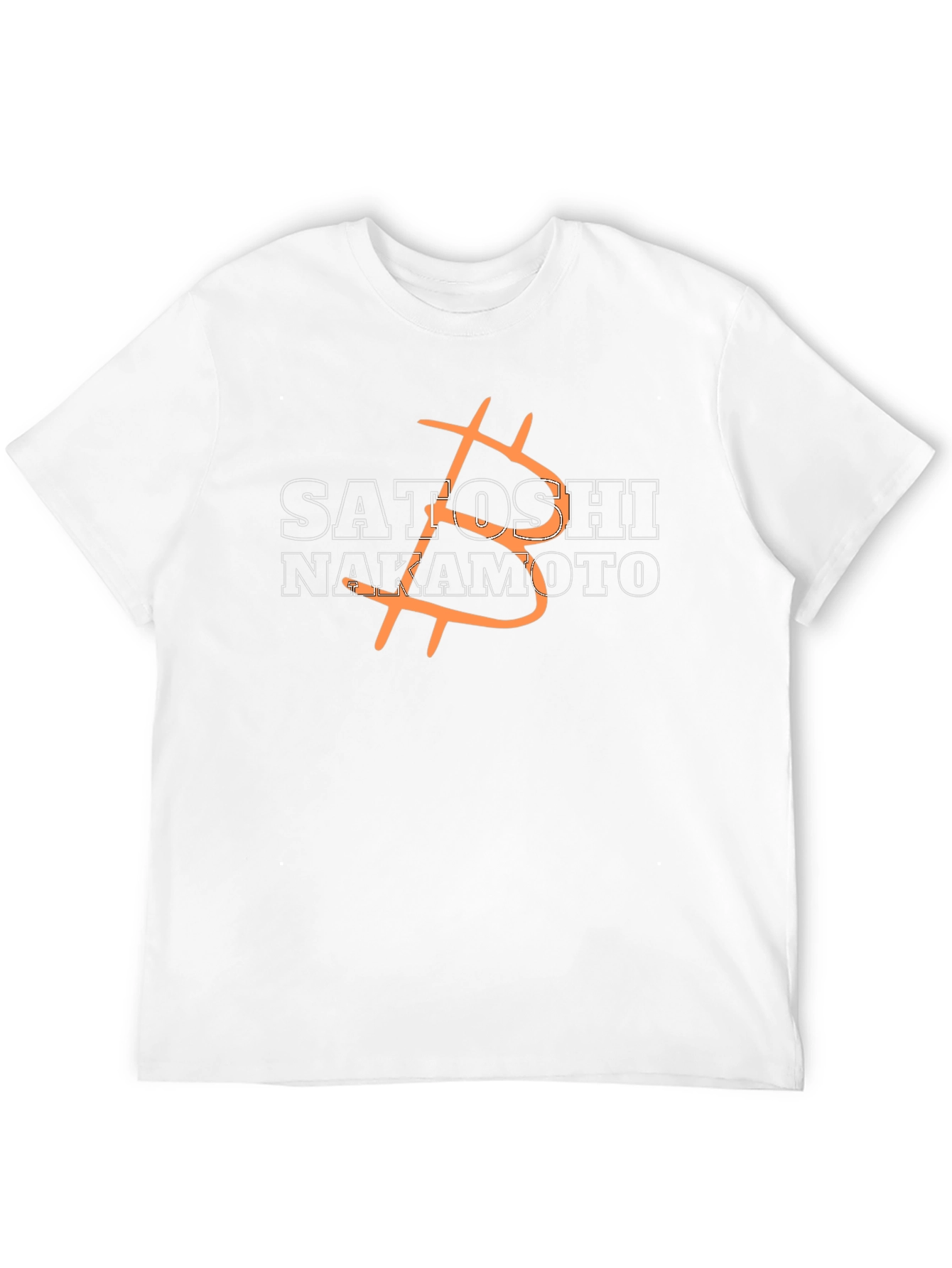 Satoshi Nakamoto Bitcoin Graphic Black T-Shirt