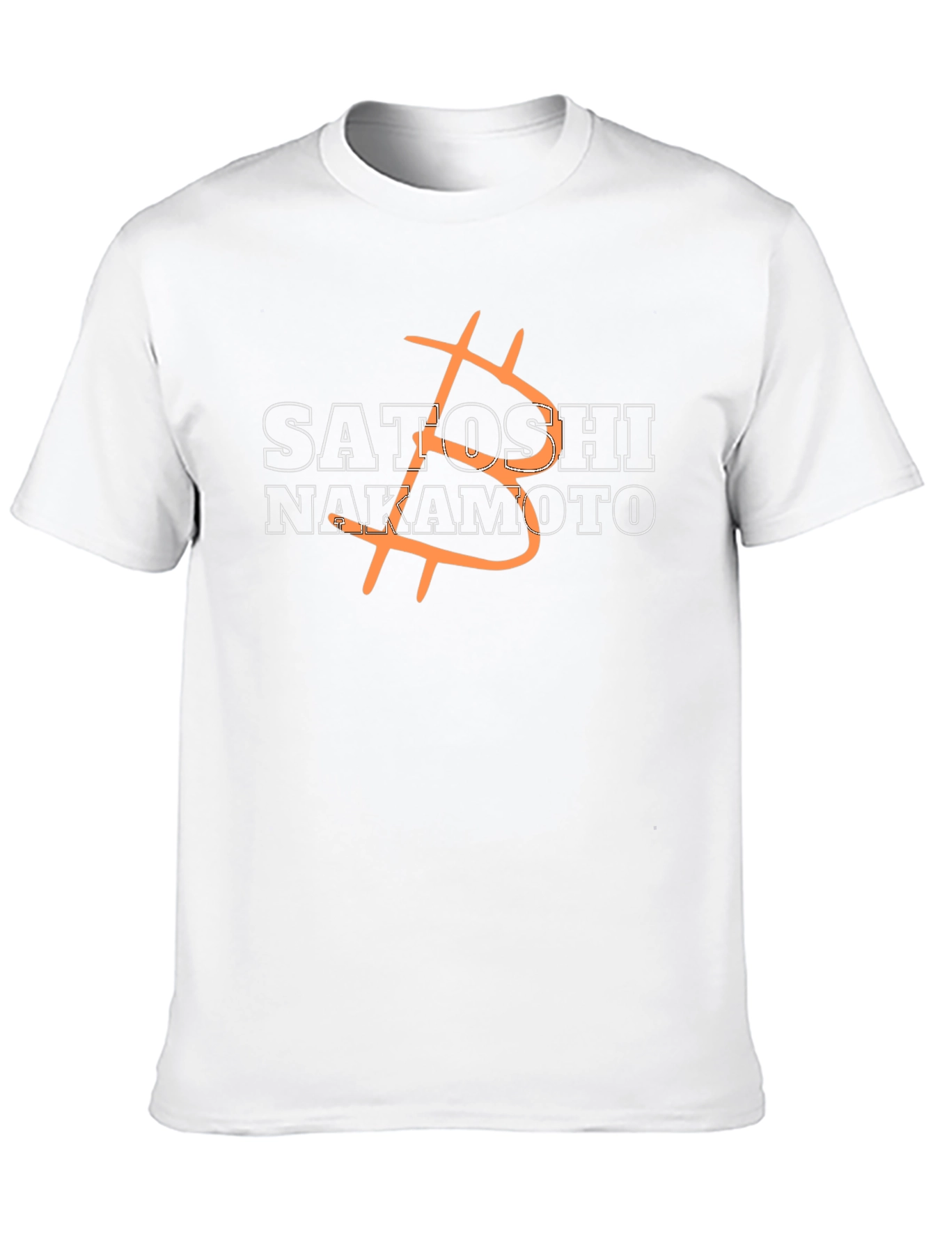 Satoshi Nakamoto Bitcoin Graphic Black T-Shirt
