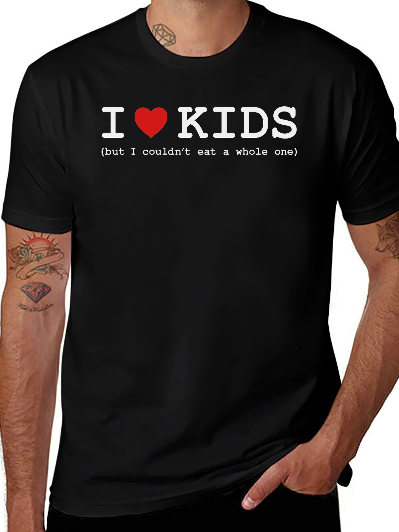 I Heart Kids T-Shirt - Funny Graphic Tee