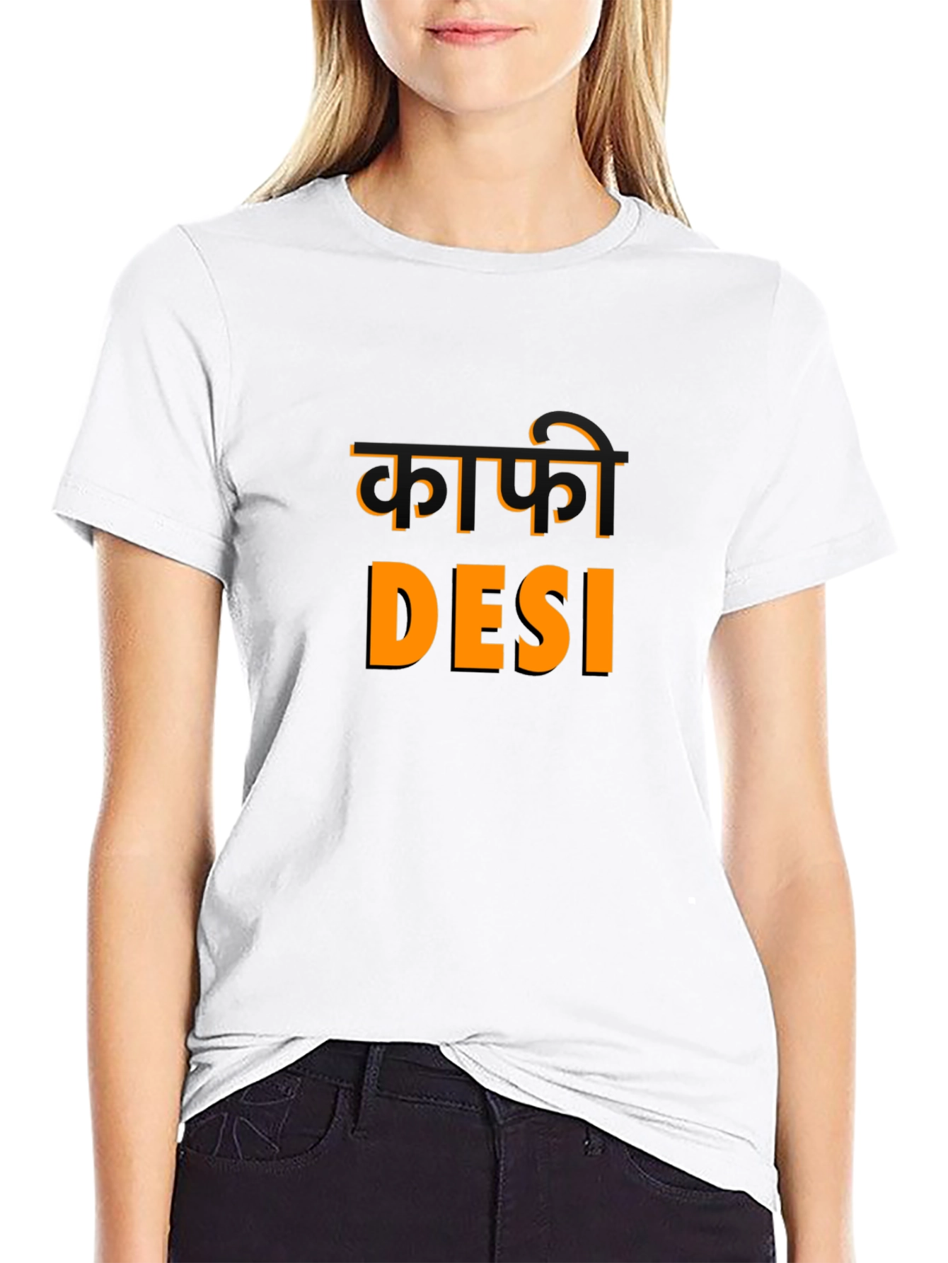Desi Graphic Tee - Stylish Black Cotton T-Shirt