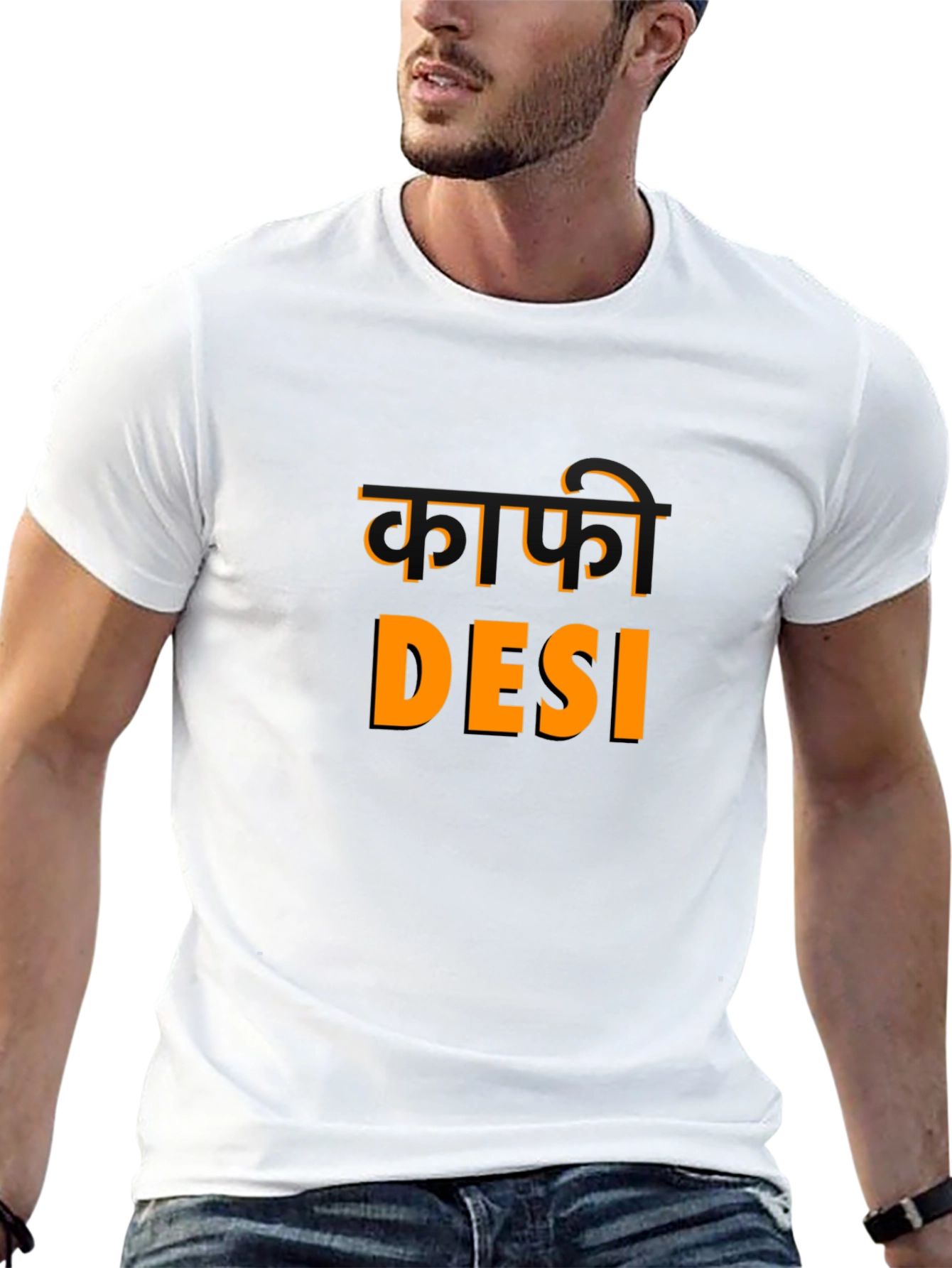 Desi Graphic Tee - Stylish Black Cotton T-Shirt