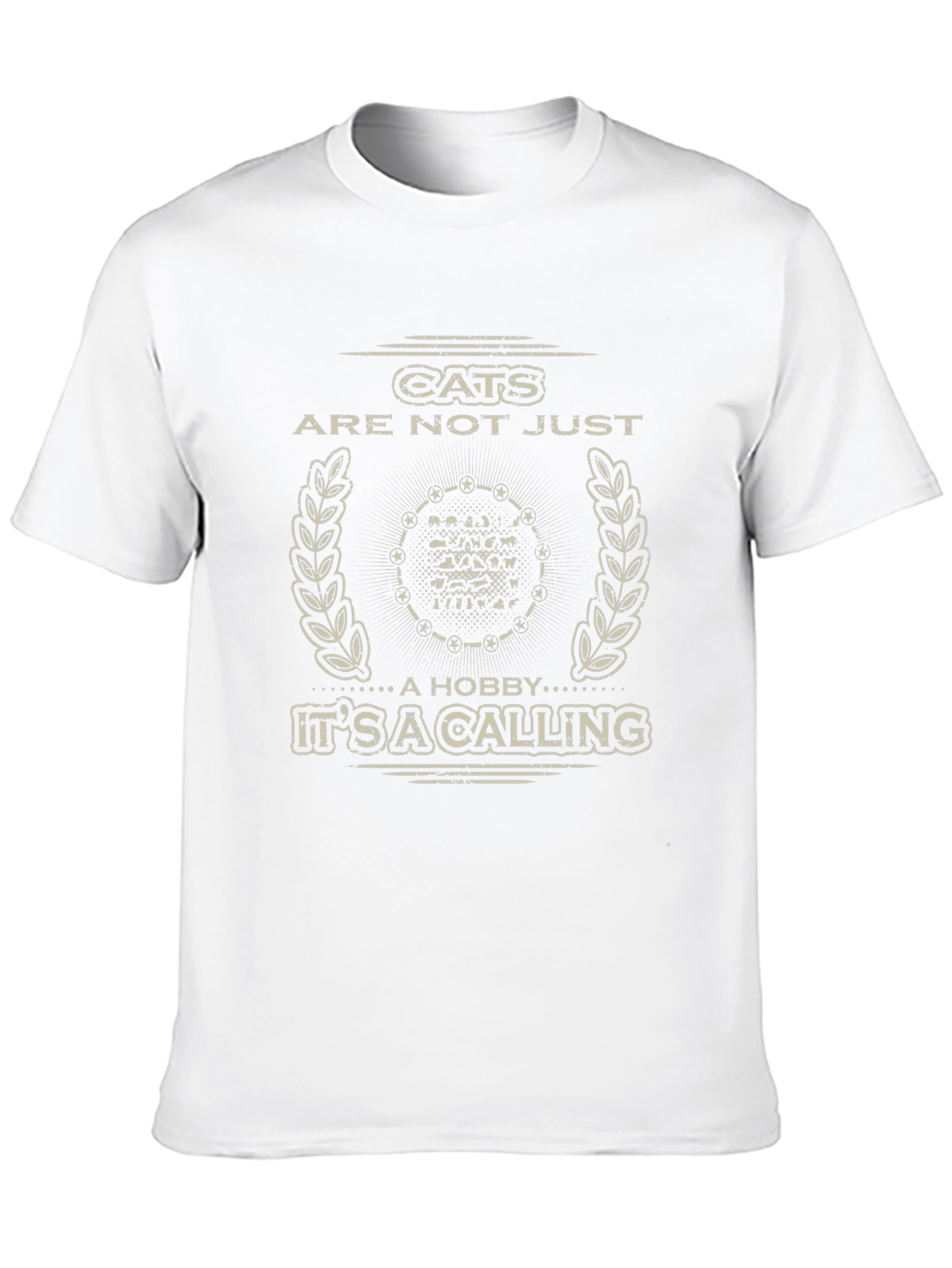 Cats Are Not Just A Hobby Black Graphic Tee