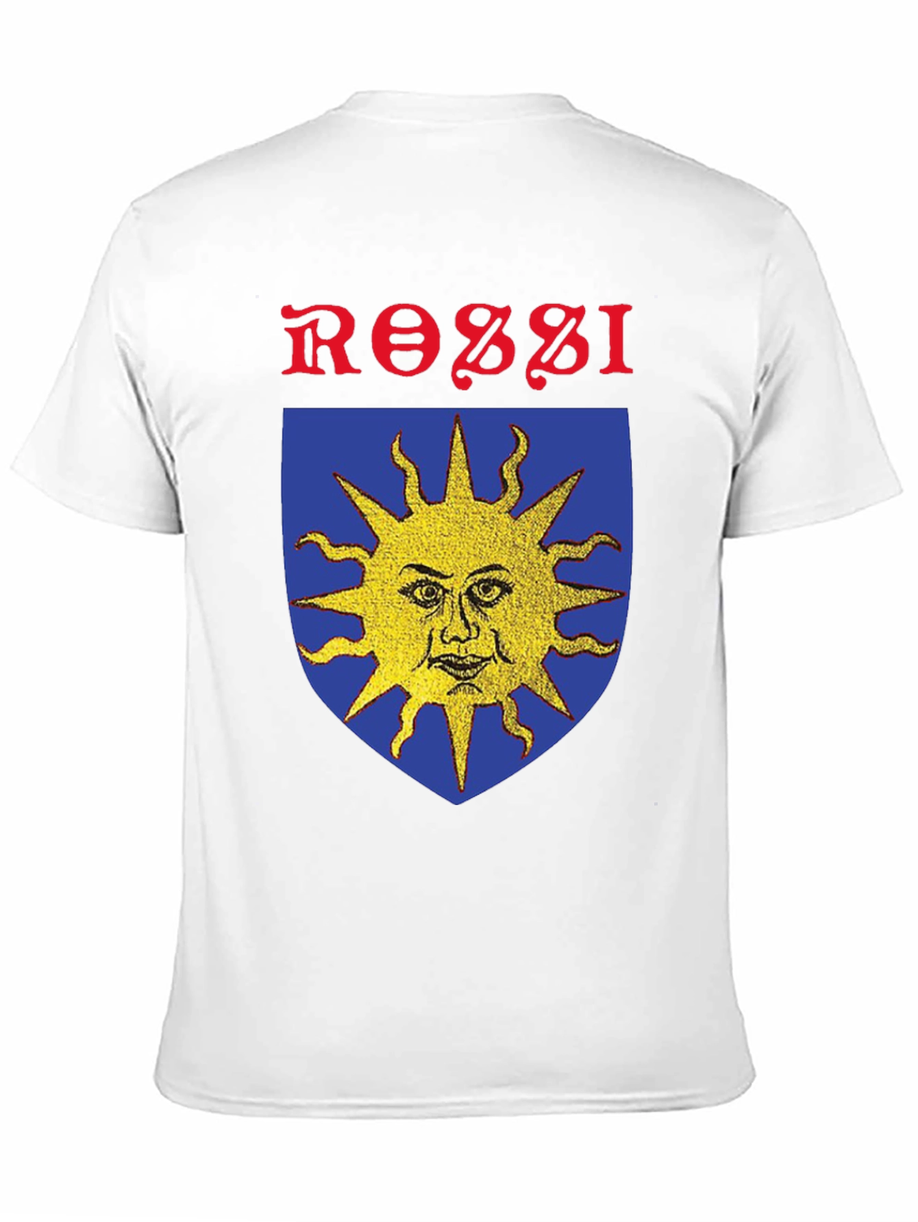 Rossi Sun Crest Graphic T-Shirt - Black