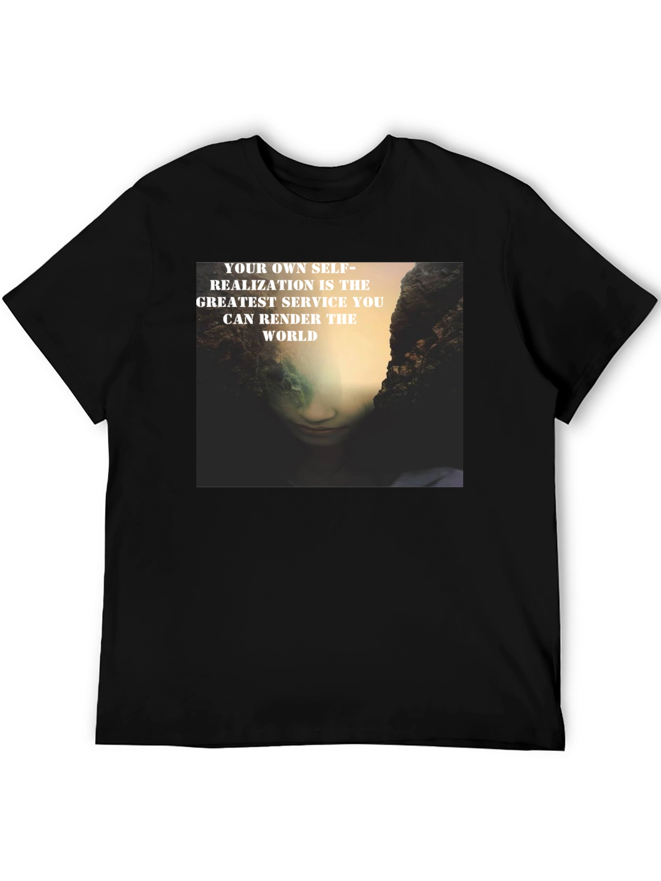 Self-Realization Graphic Print T-Shirt