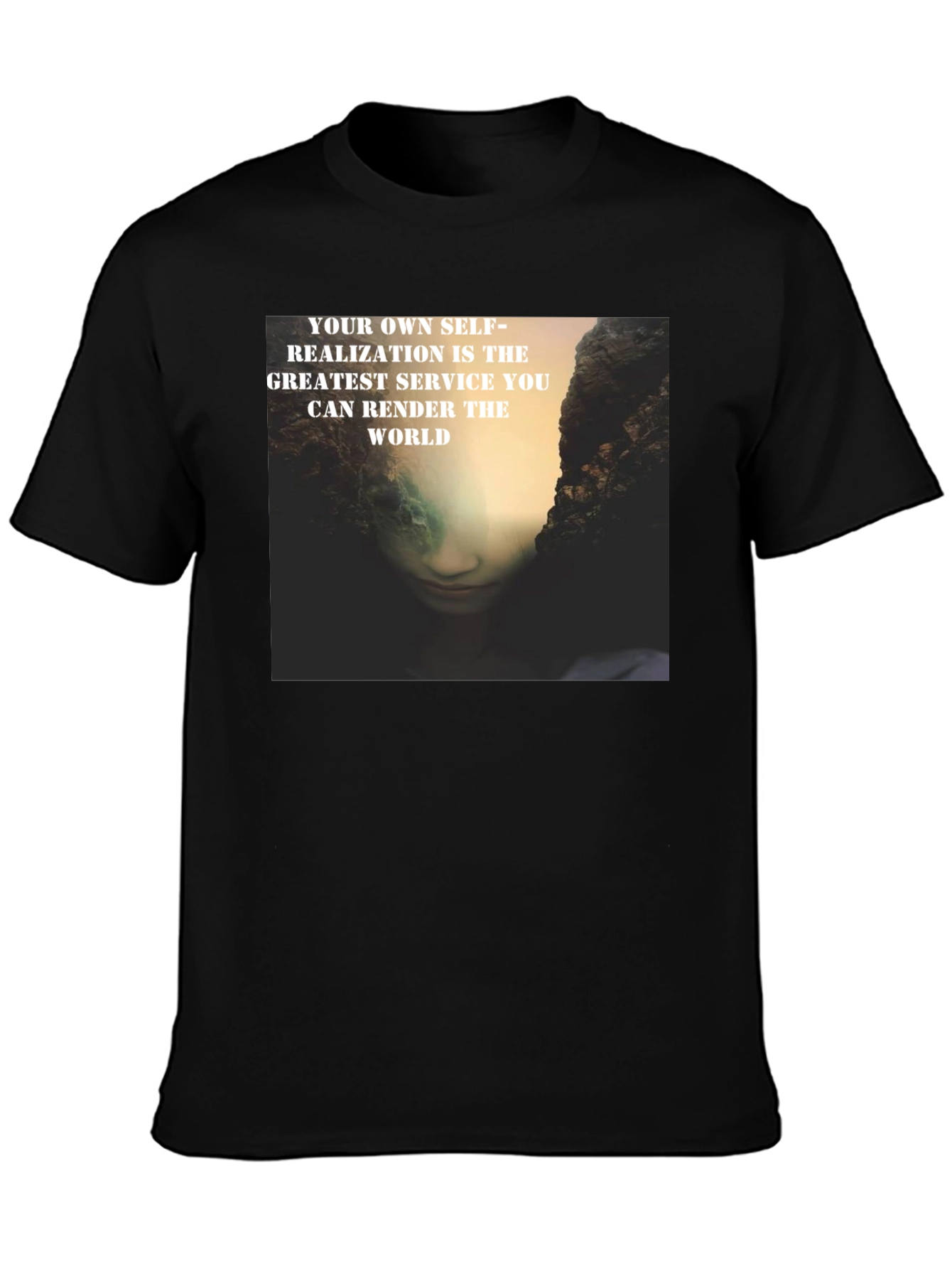 Self-Realization Graphic Print T-Shirt