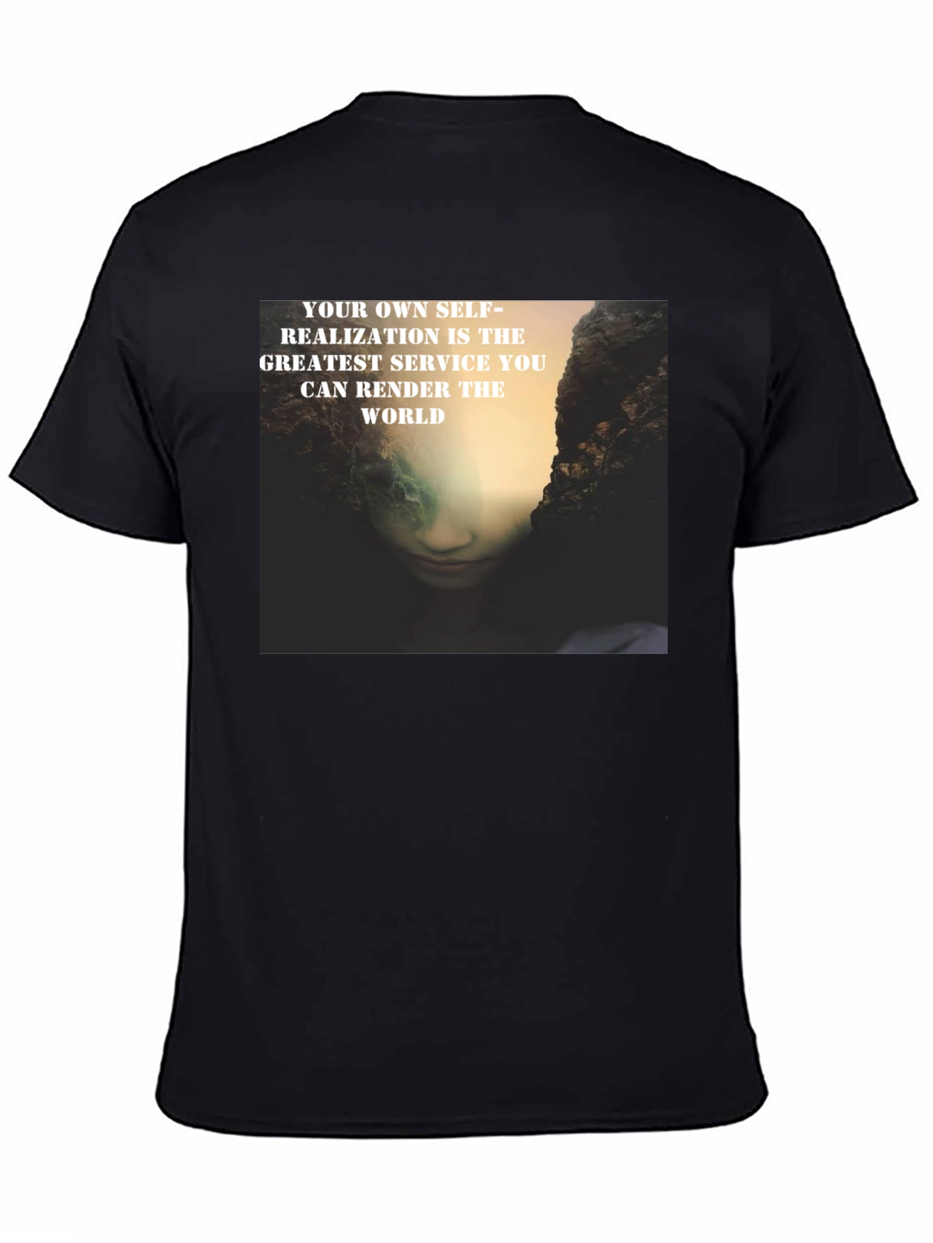Self-Realization Graphic Print T-Shirt