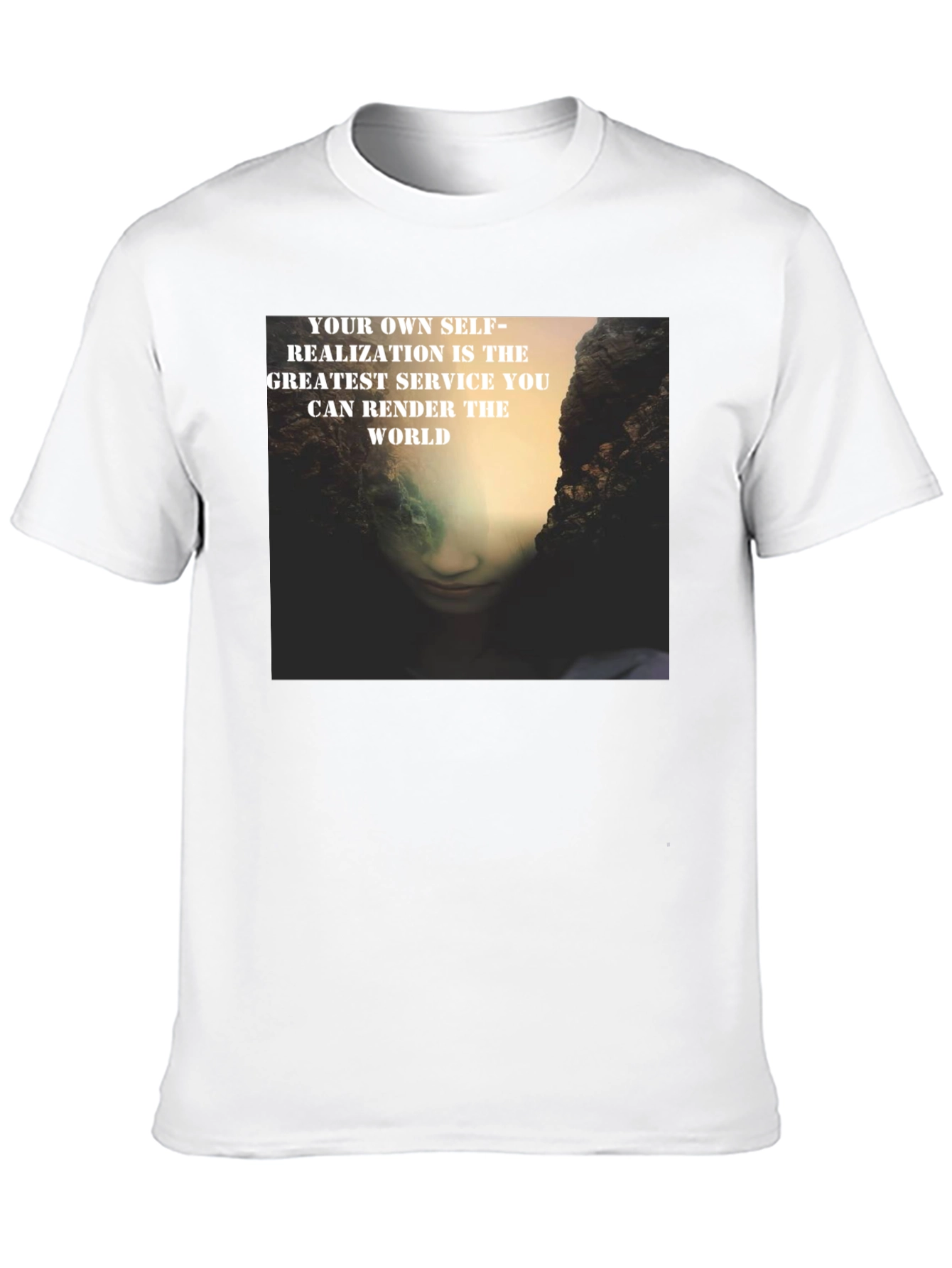 Self-Realization Graphic Print T-Shirt