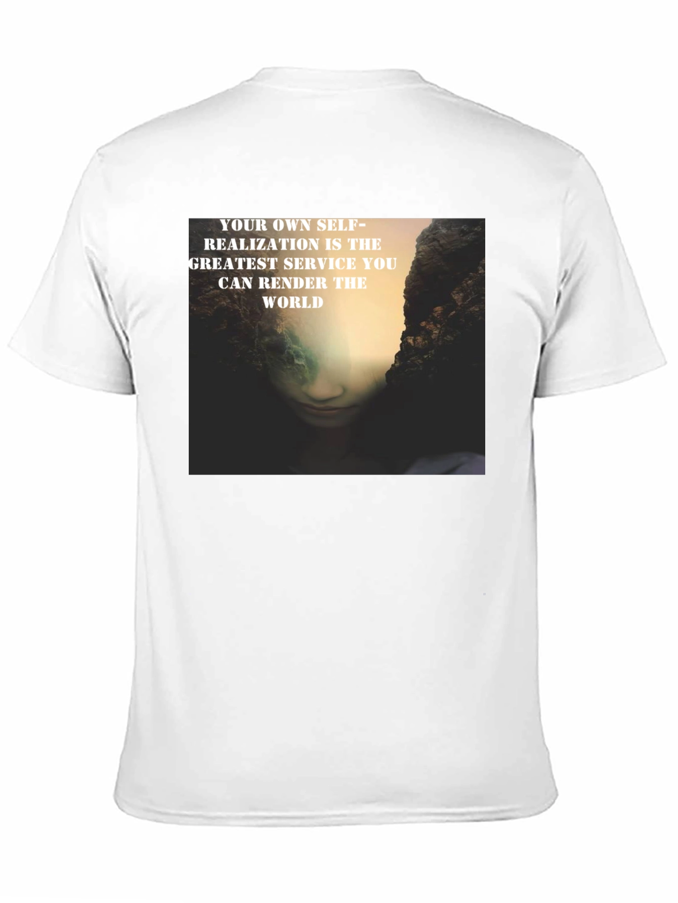 Self-Realization Graphic Print T-Shirt