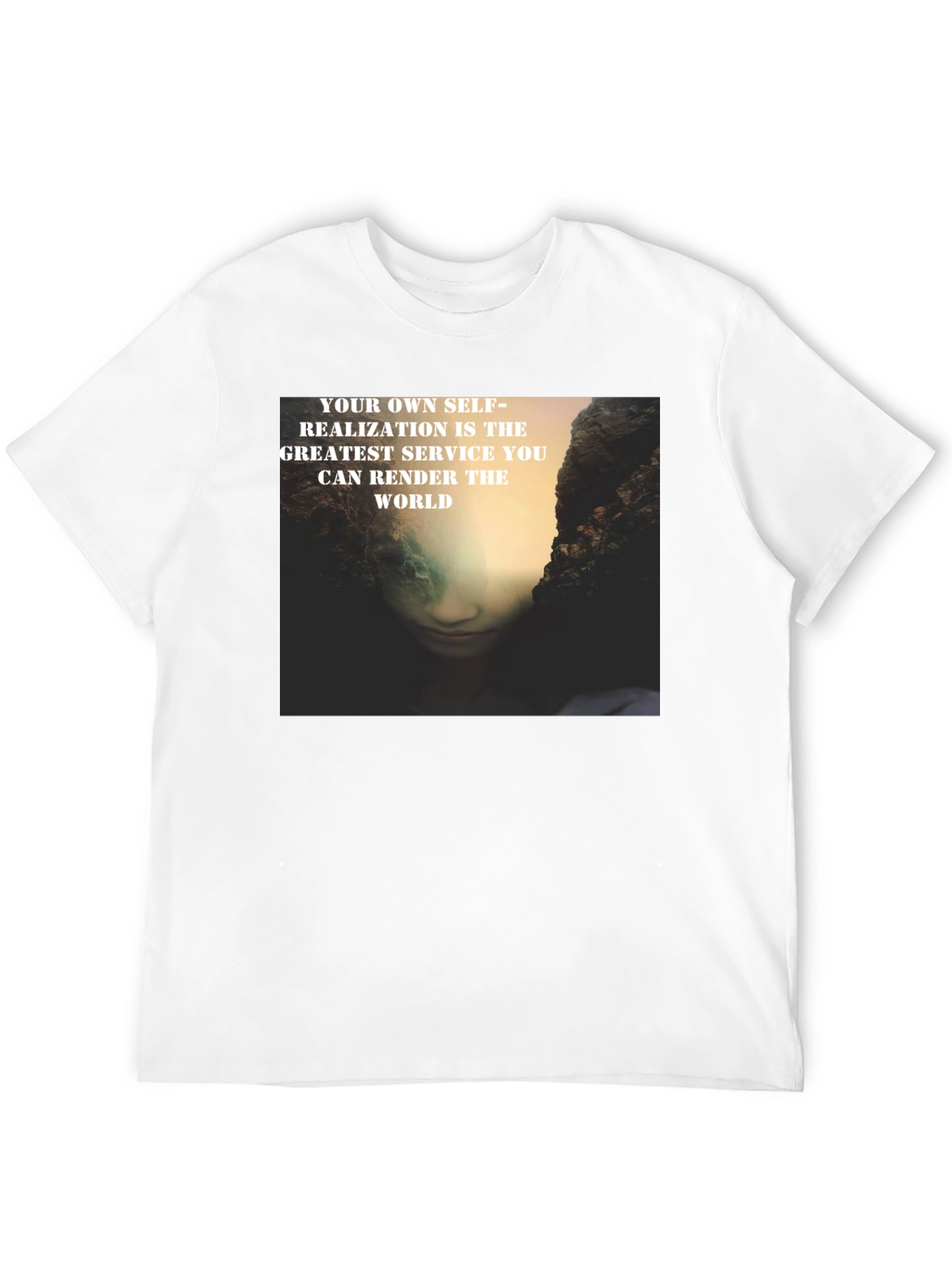 Self-Realization Graphic Print T-Shirt