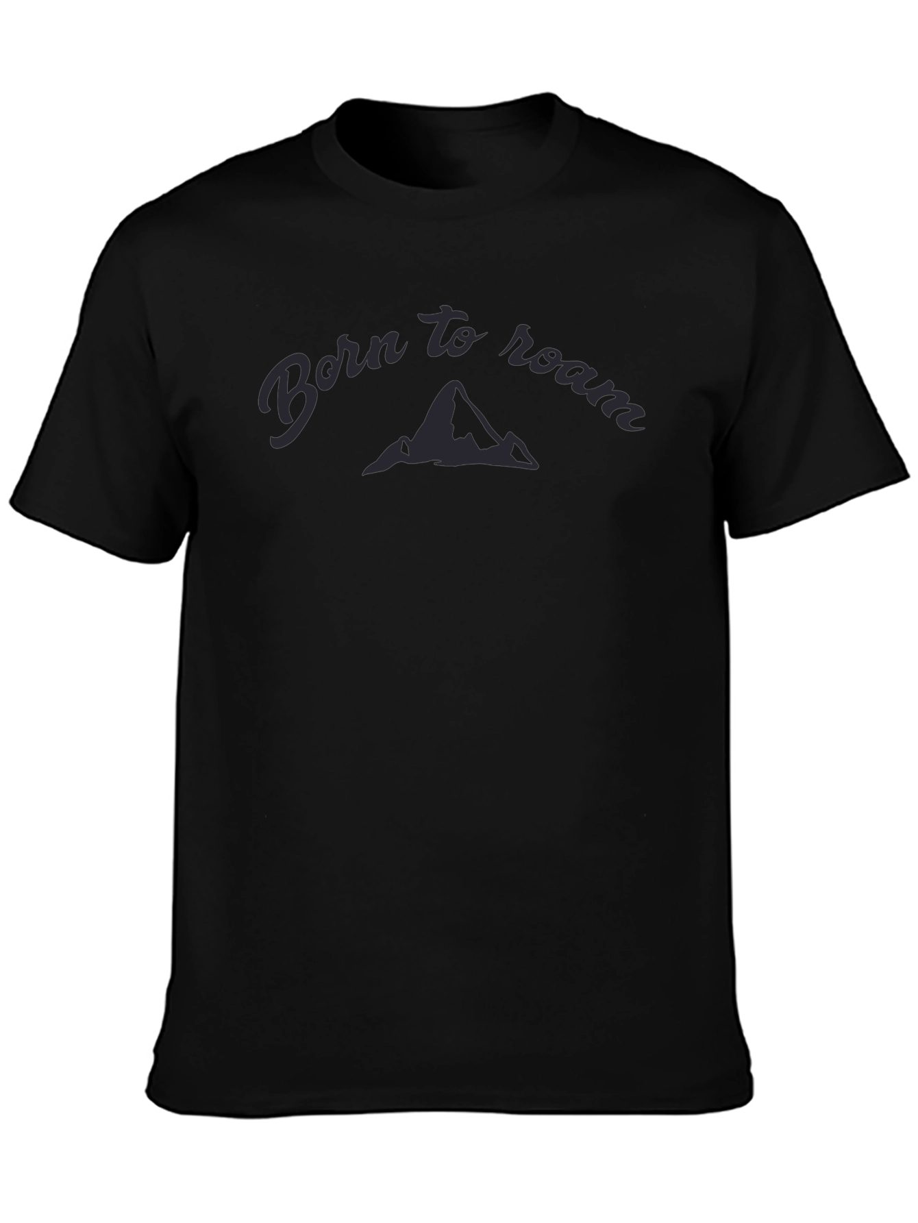 Born to Roam Black T-Shirt - Adventure Ready