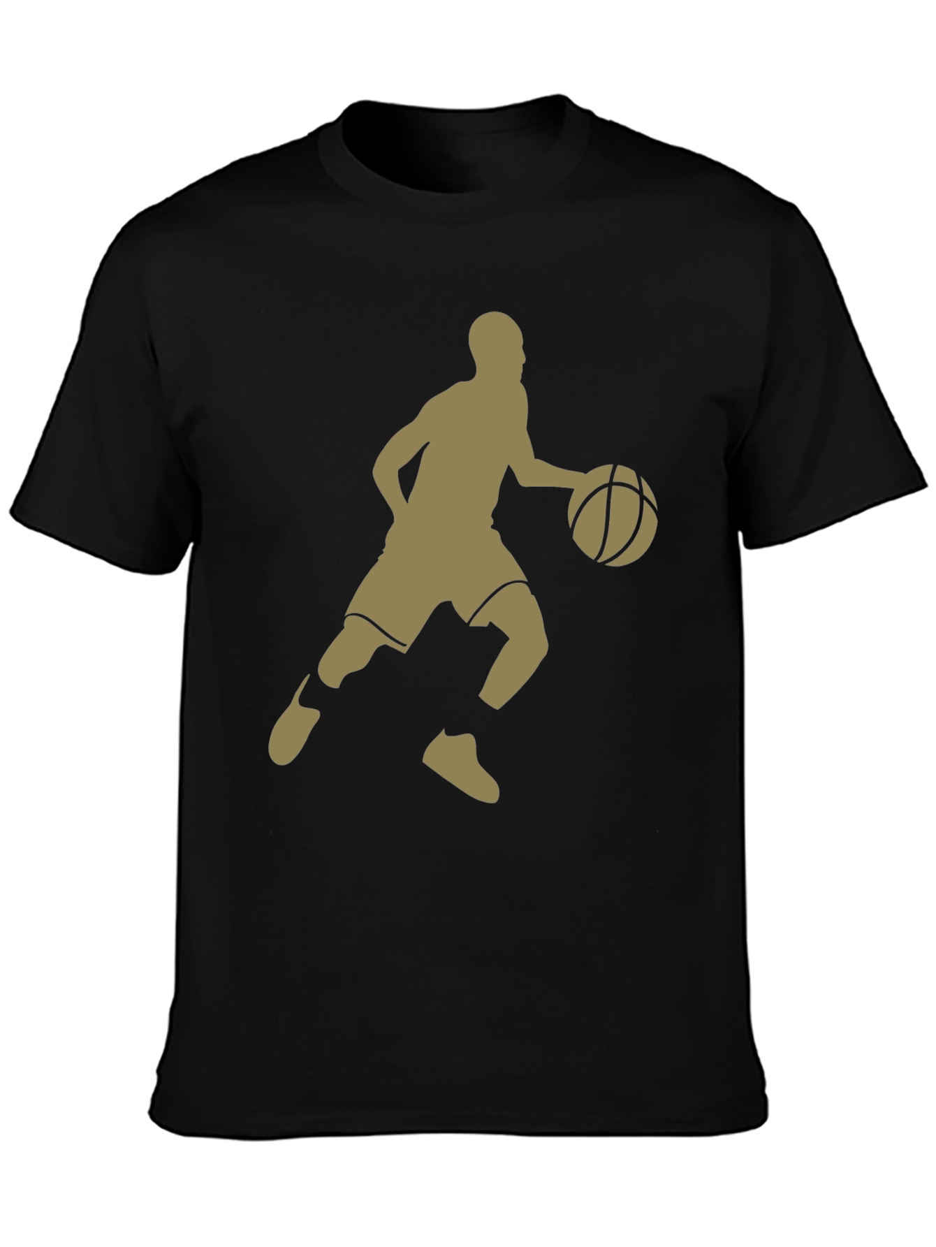 Basketball Player Graphic T-Shirt - Black
