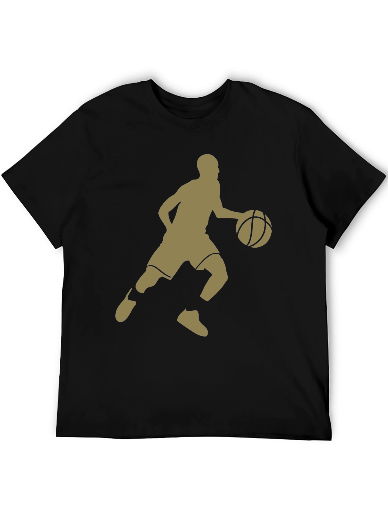 Basketball Player Graphic T-Shirt - Black