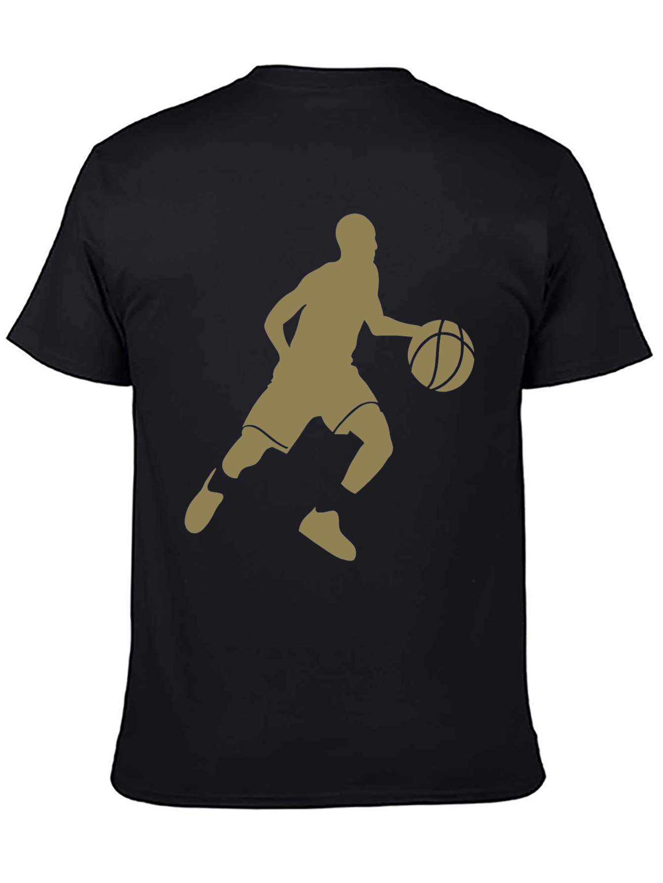 Basketball Player Graphic T-Shirt - Black