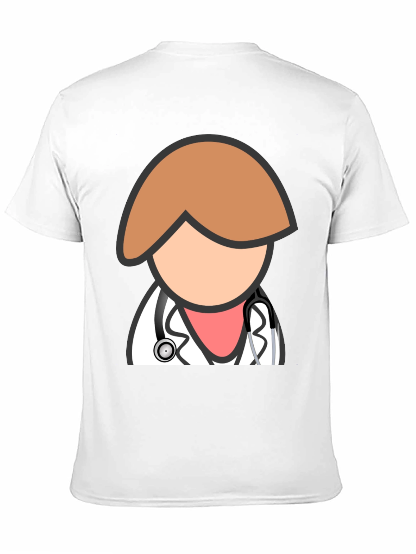 Doctor Graphic T-Shirt - Black Cotton Blend Tee