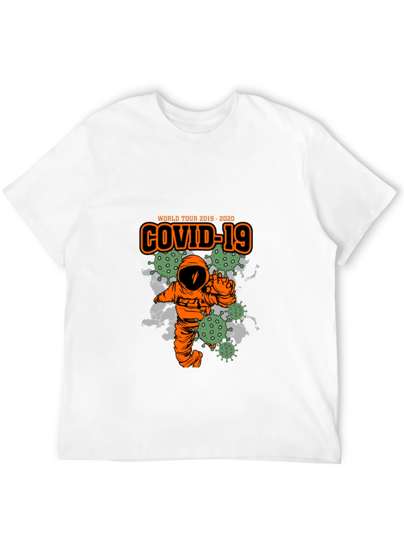 COVID-19 World Tour T-Shirt - Astronaut Design