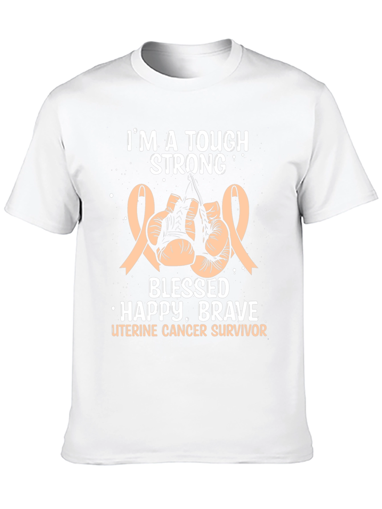 Uterine Cancer Survivor Boxing Glove T-Shirt