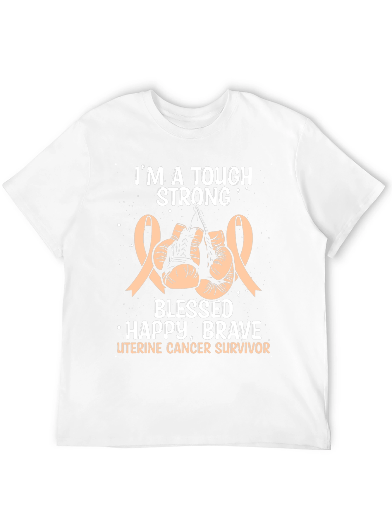 Uterine Cancer Survivor Boxing Glove T-Shirt