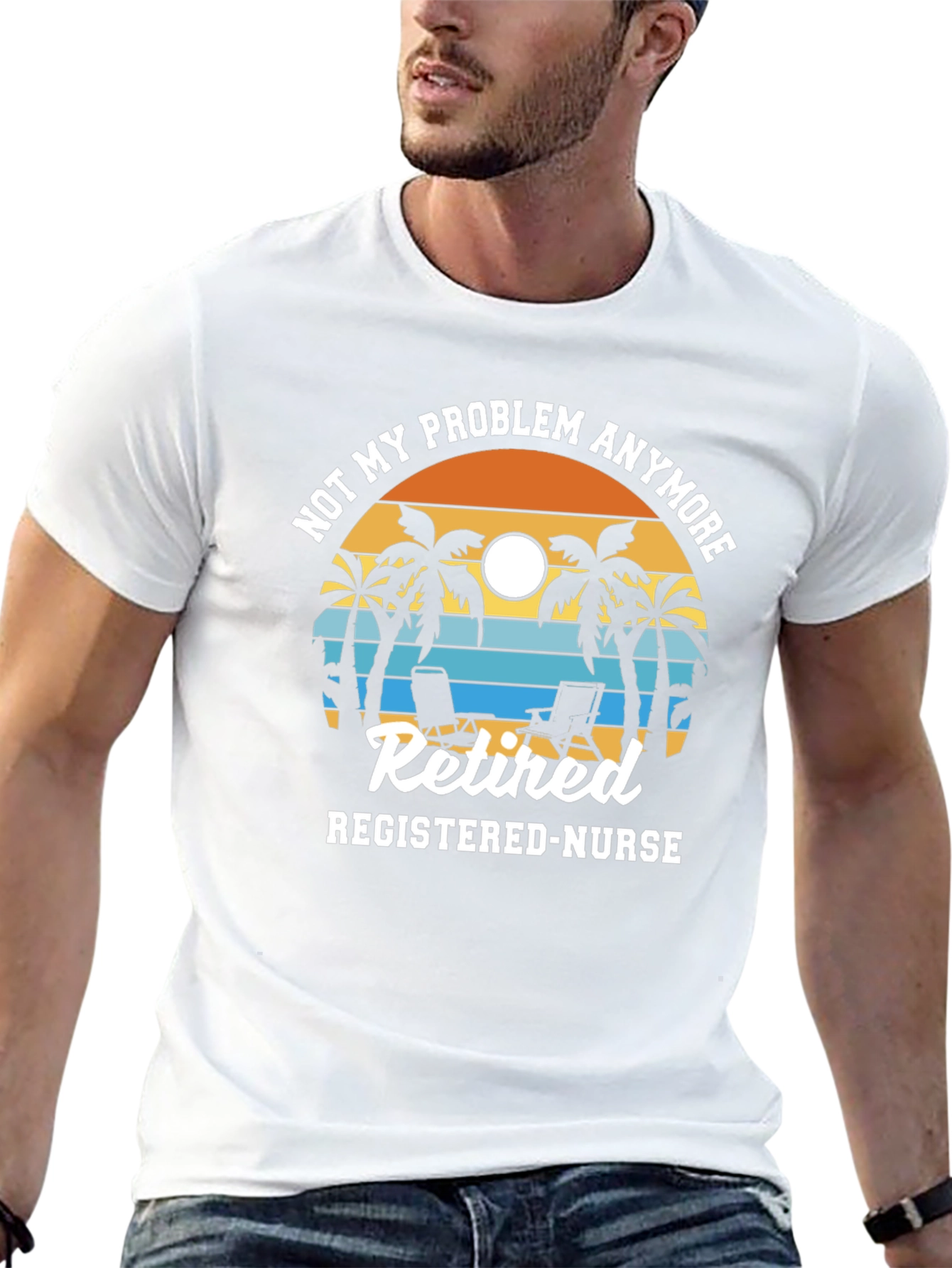 Retired Registered Nurse Graphic T-Shirt