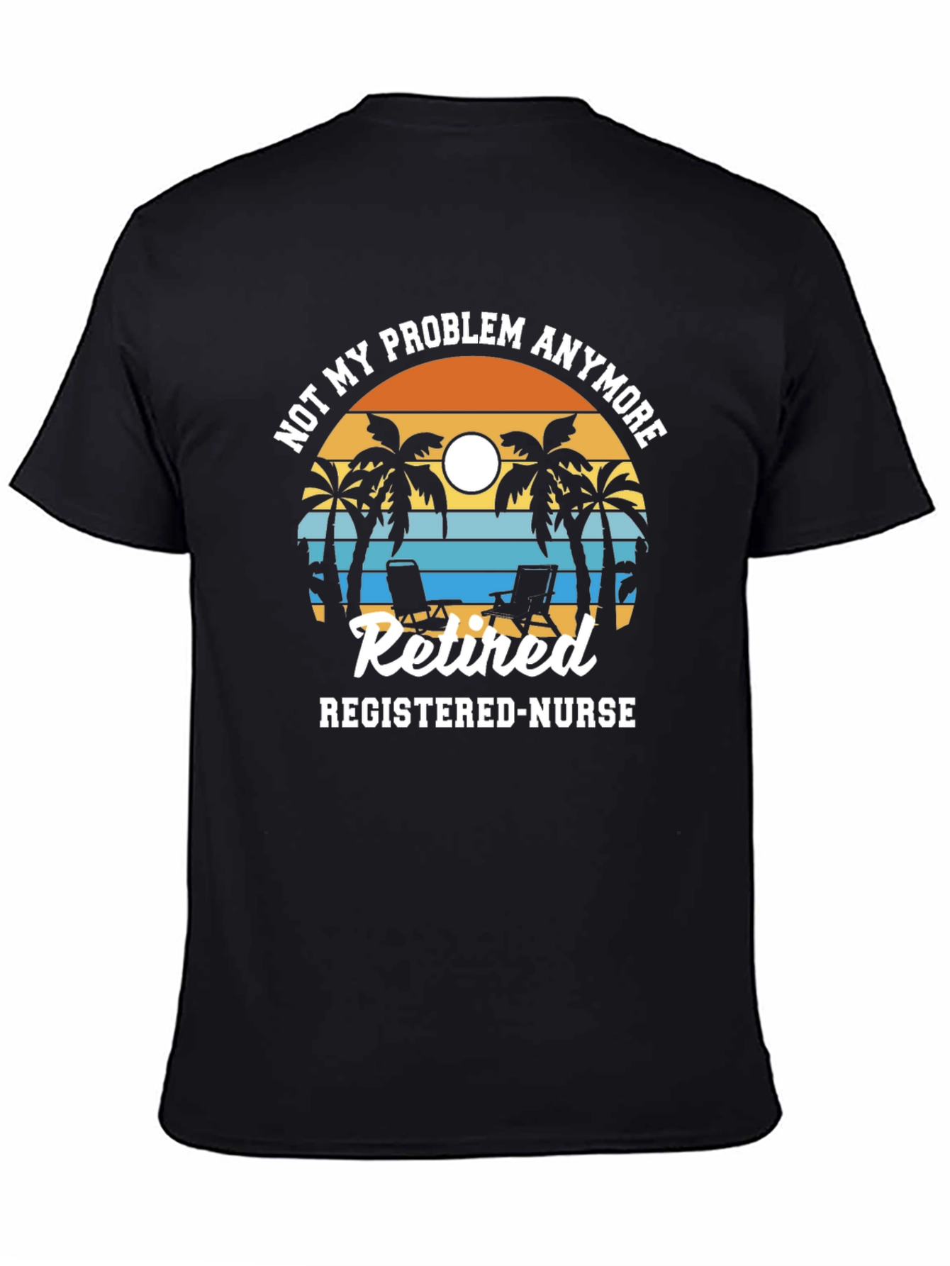 Retired Registered Nurse Graphic T-Shirt