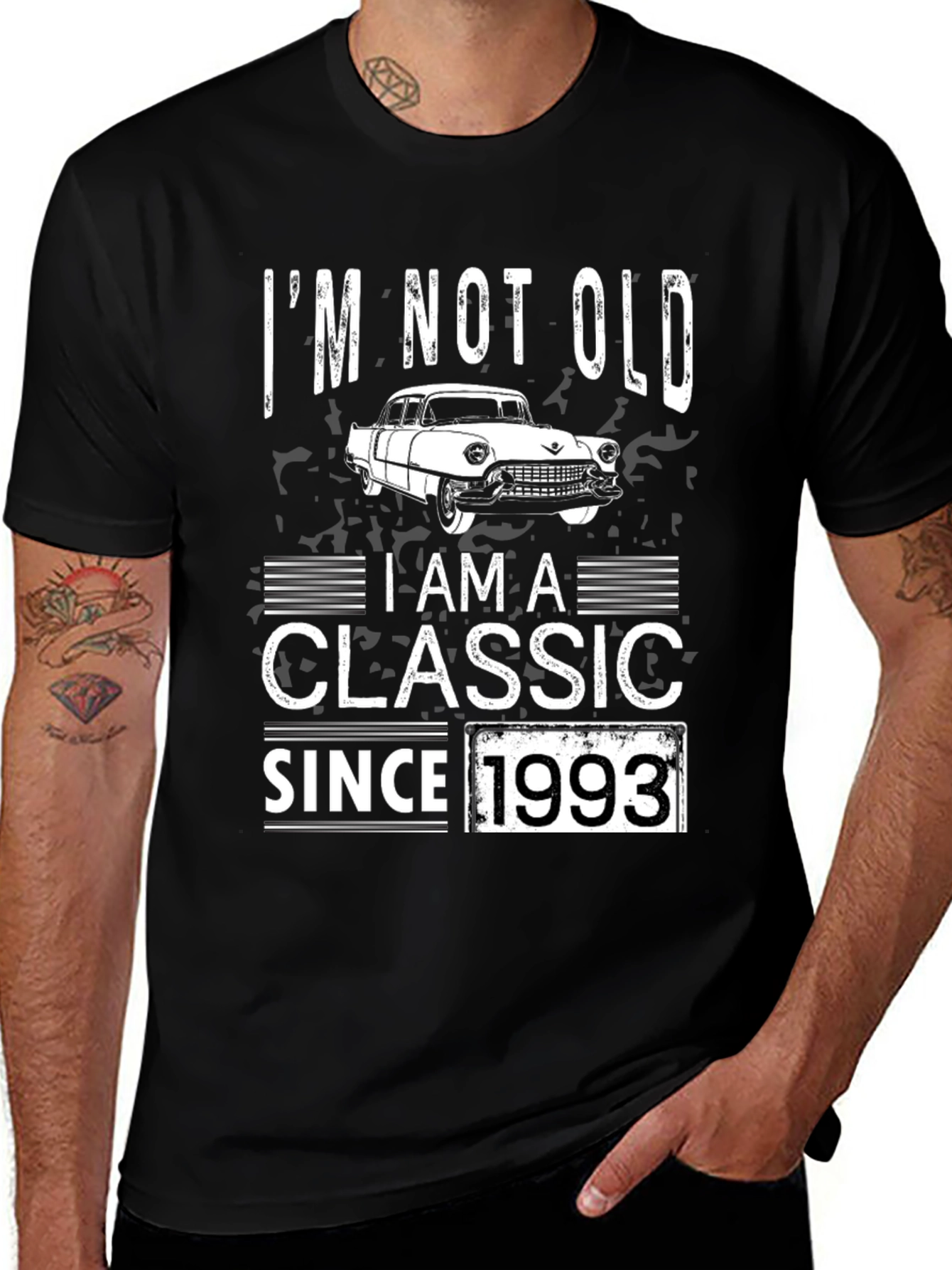 Classic Since 1993 Graphic Tee - Black