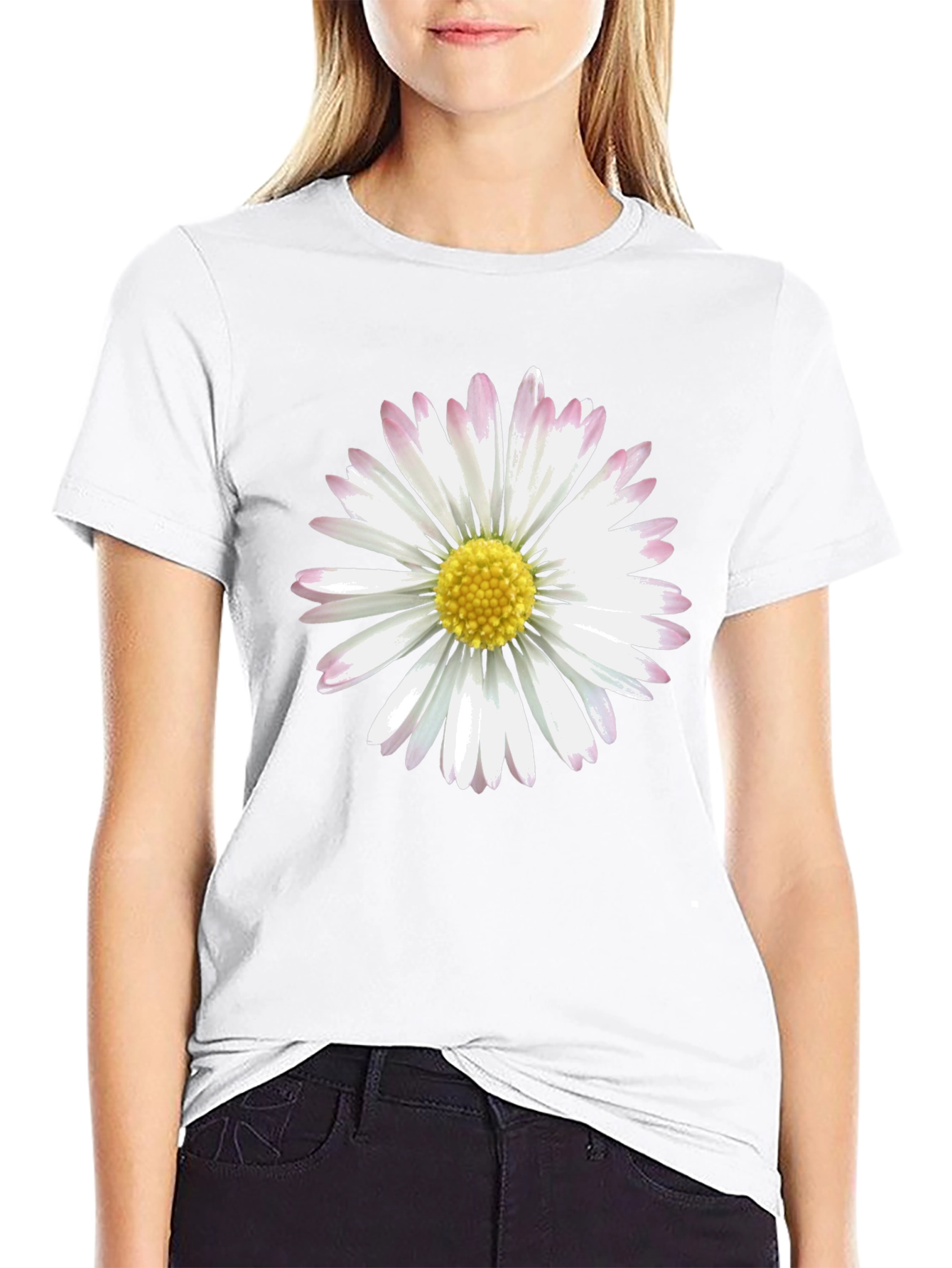 Daisy Graphic Print Mens T-Shirt