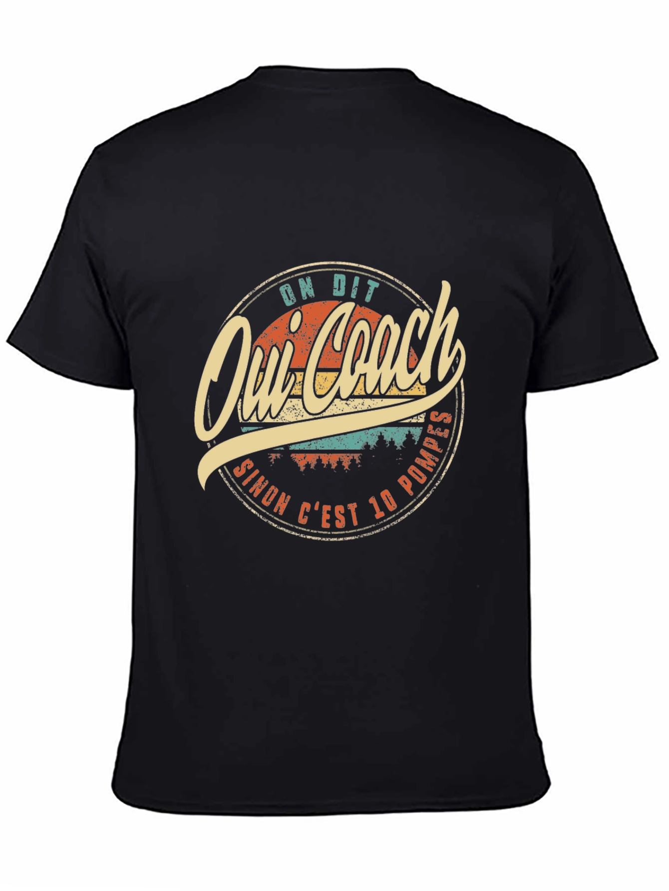 Oui Coach T-Shirt - Funny French Saying Tee