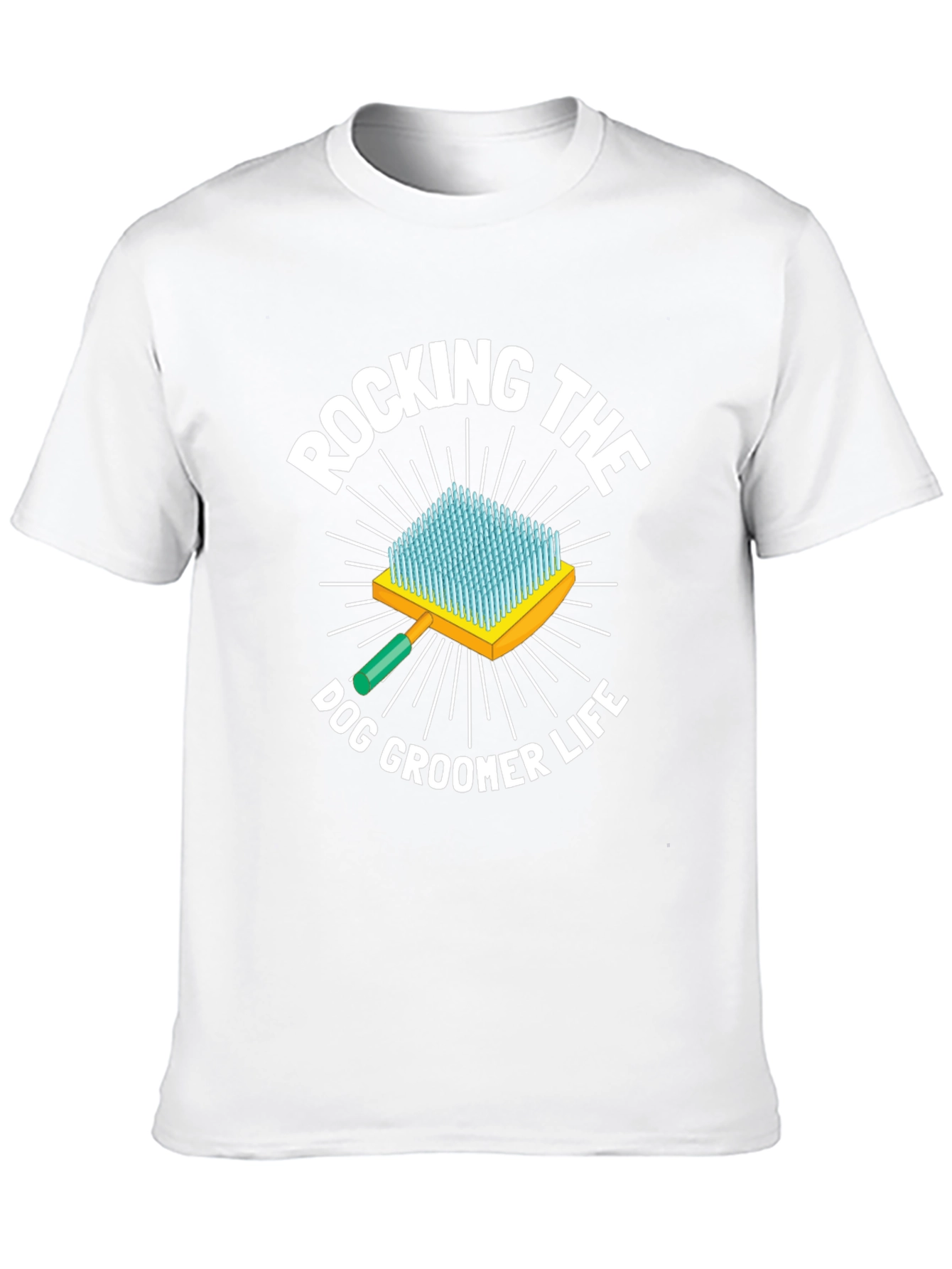 Rocking the Dog Groomer Life T-Shirt