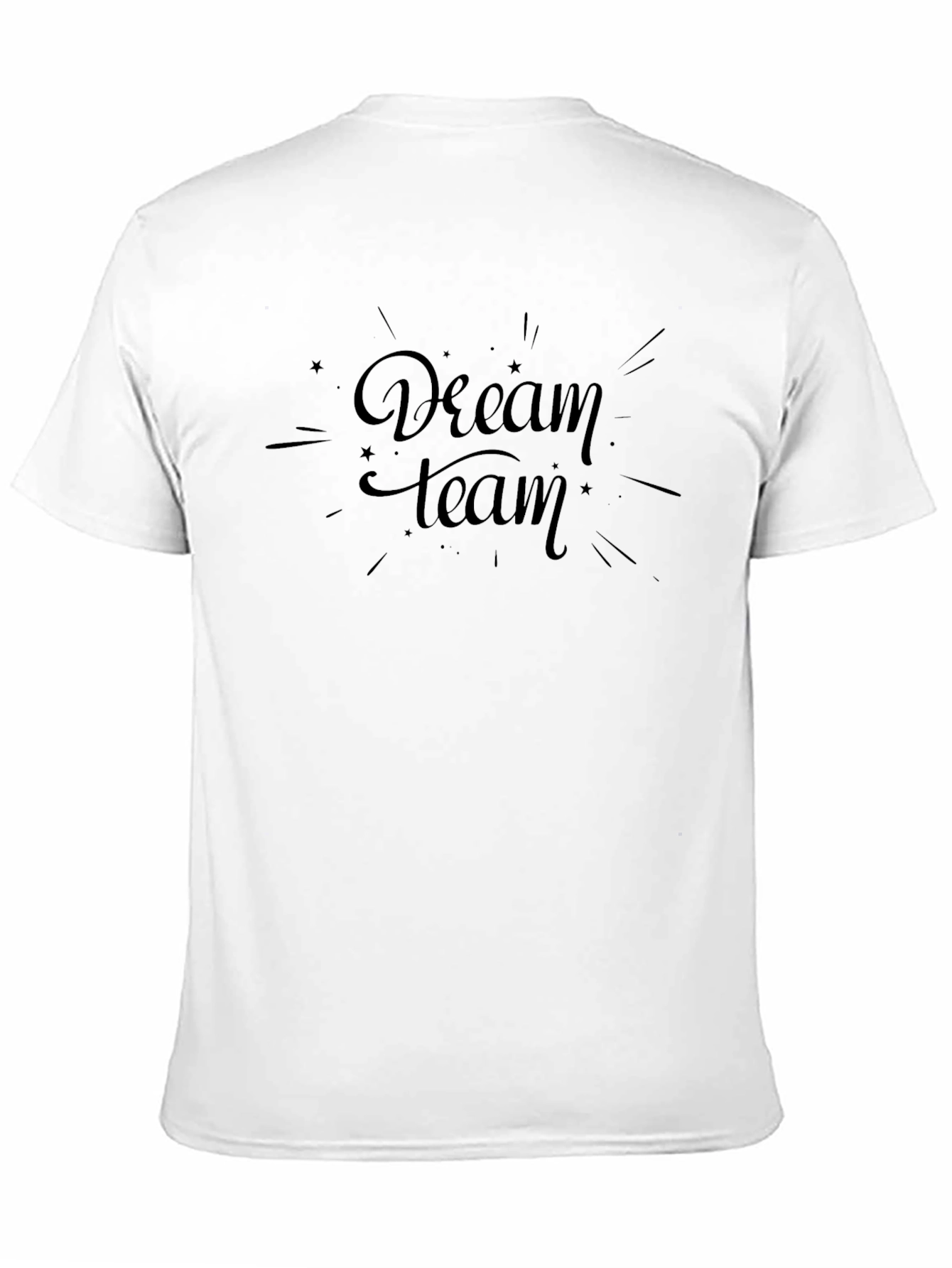 Dream Team Black Crew Neck T-Shirt