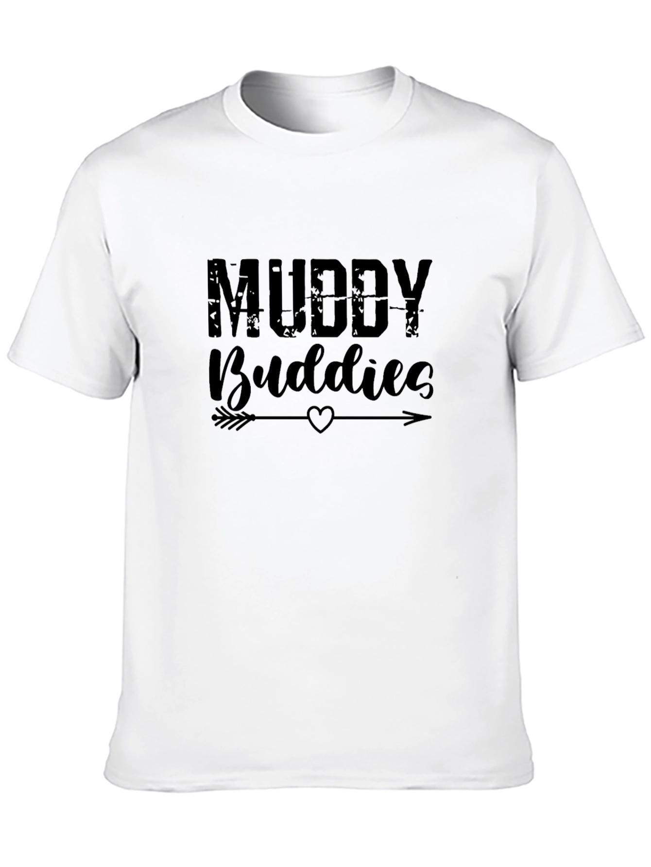 Muddy Buddies Black Graphic T-Shirt
