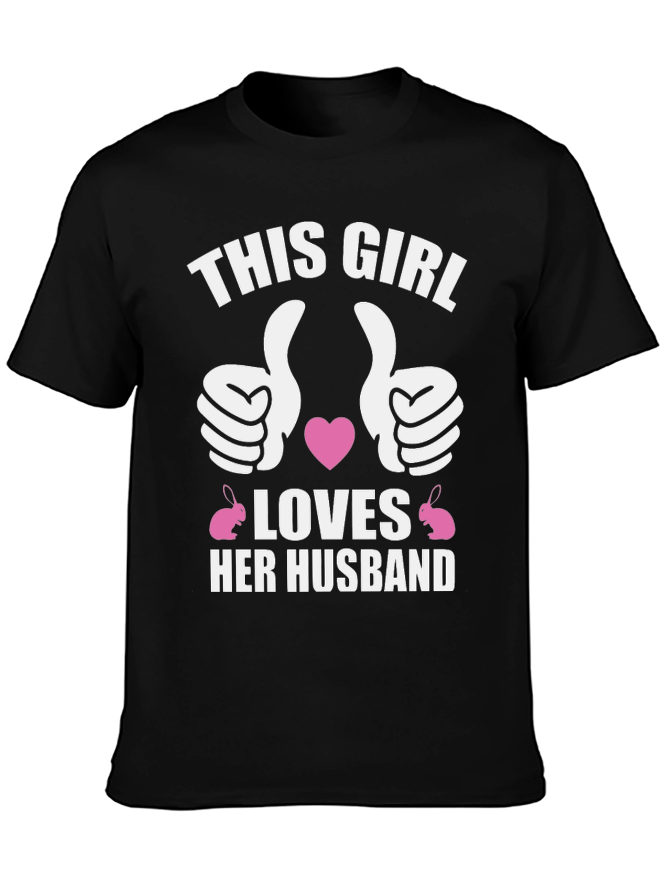 This Girl Loves Her Husband Easter T-Shirt