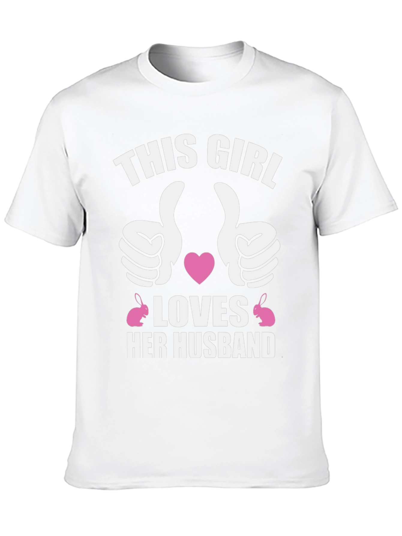 This Girl Loves Her Husband Easter T-Shirt