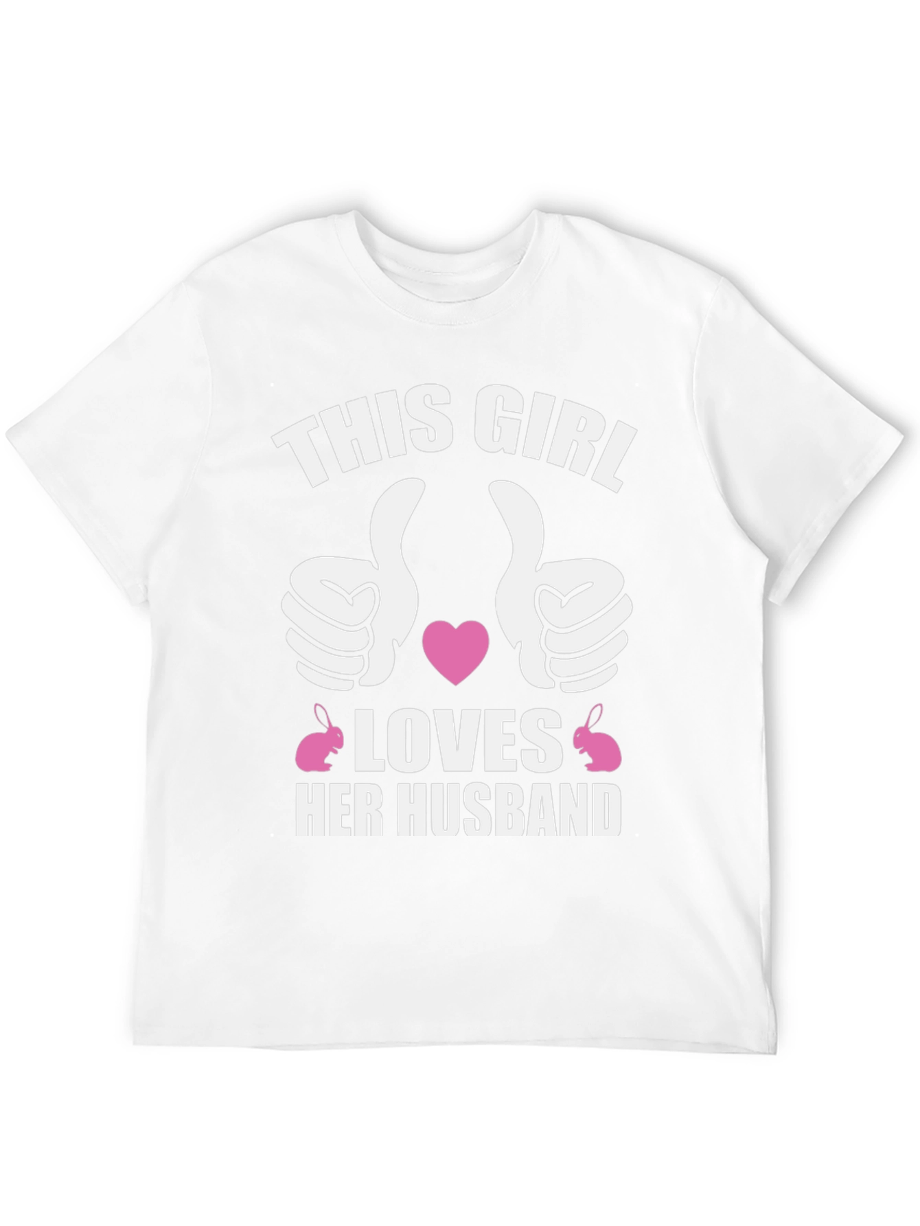 This Girl Loves Her Husband Easter T-Shirt