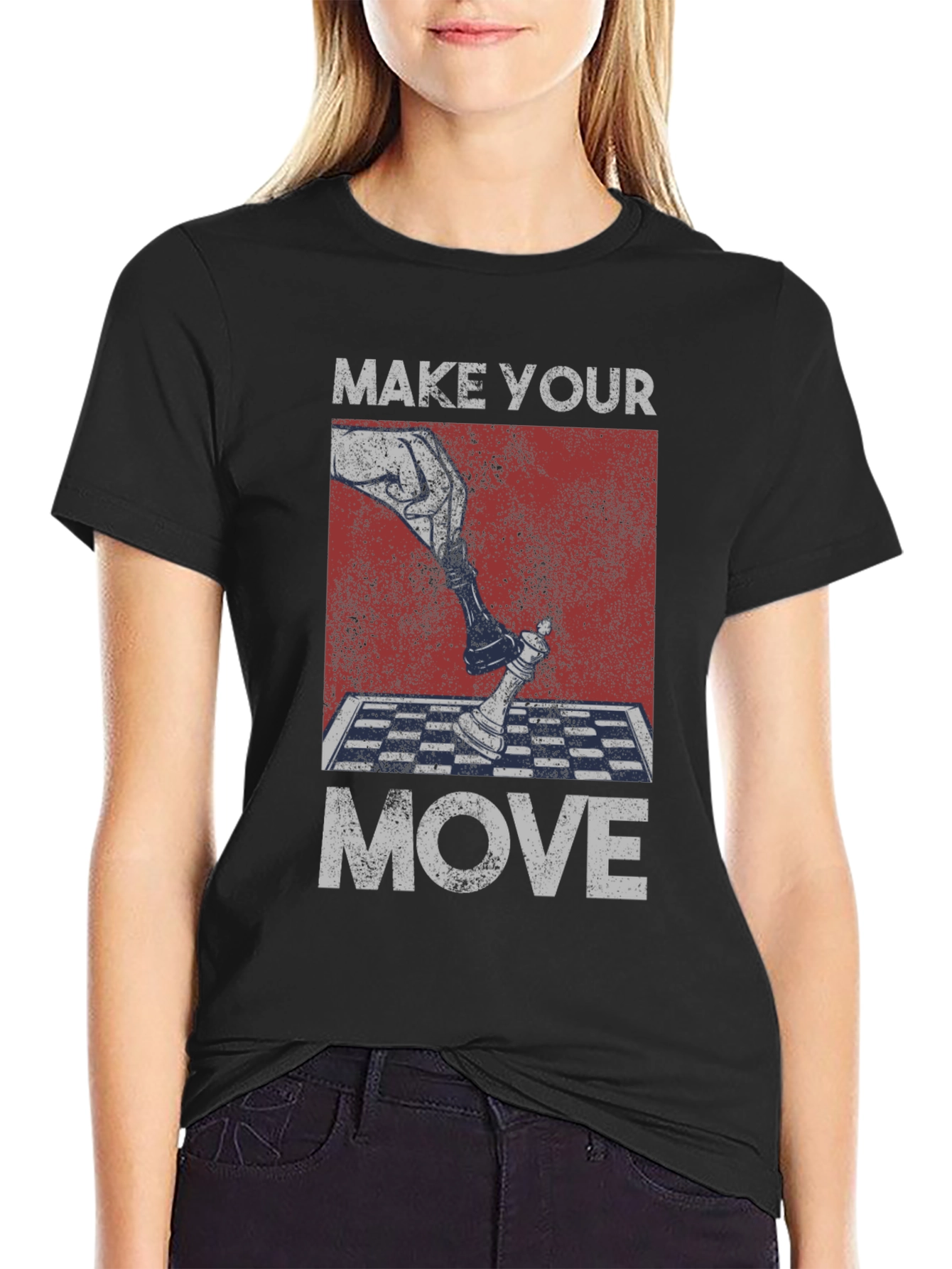 Make Your Move Chess Graphic T-Shirt