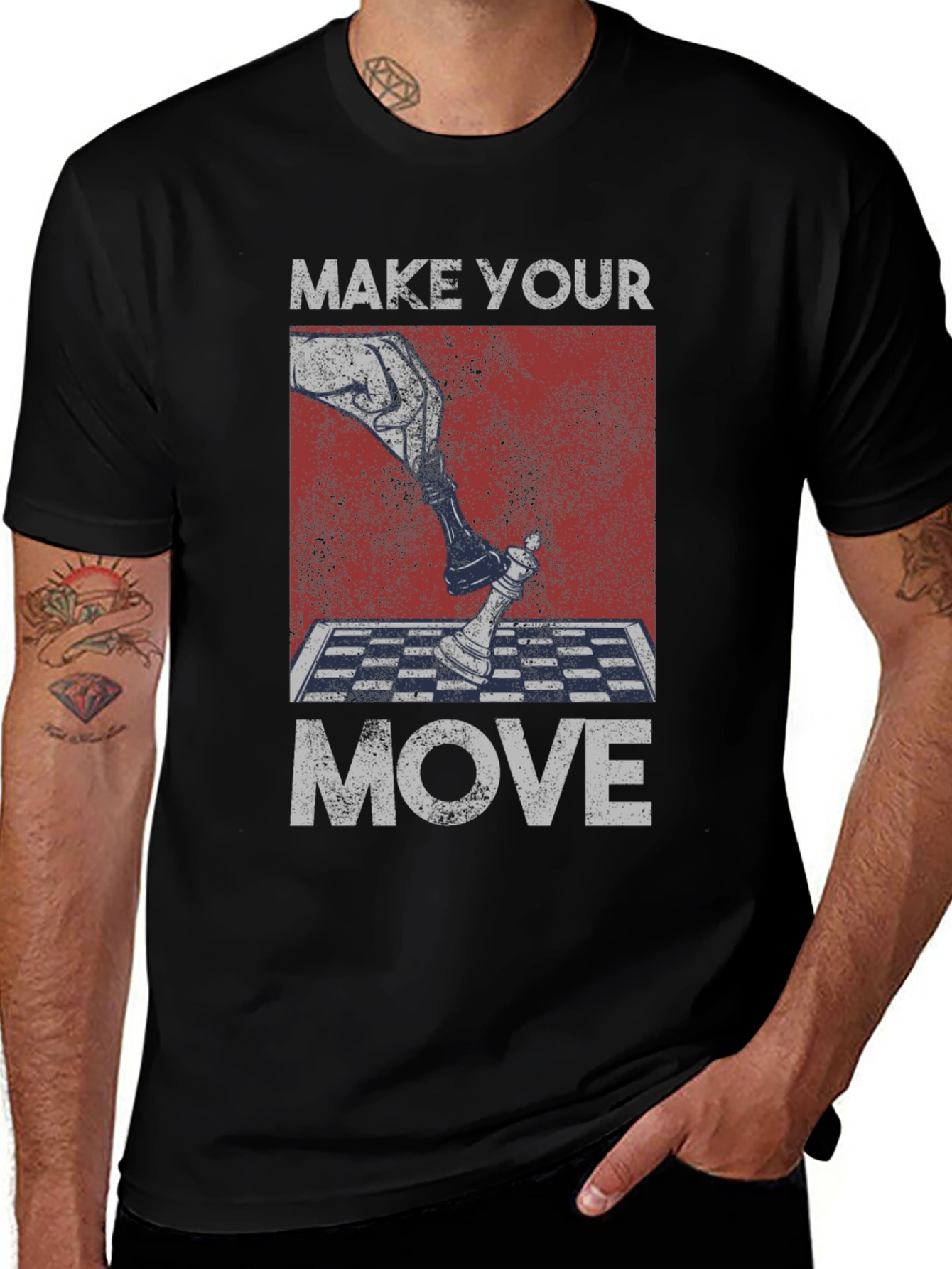 Make Your Move Chess Graphic T-Shirt