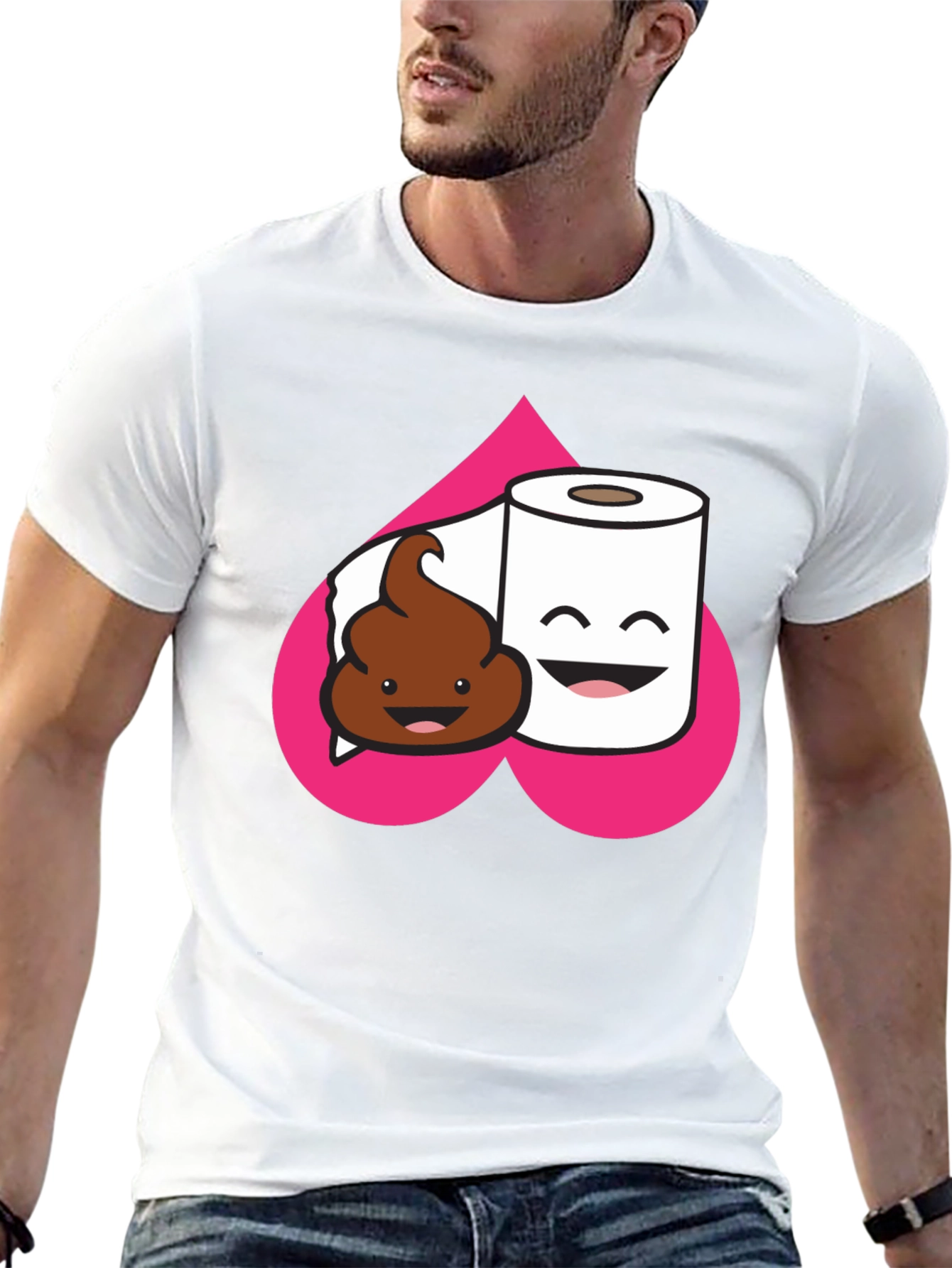 Poop & TP T-Shirt: Funny Graphic Tee