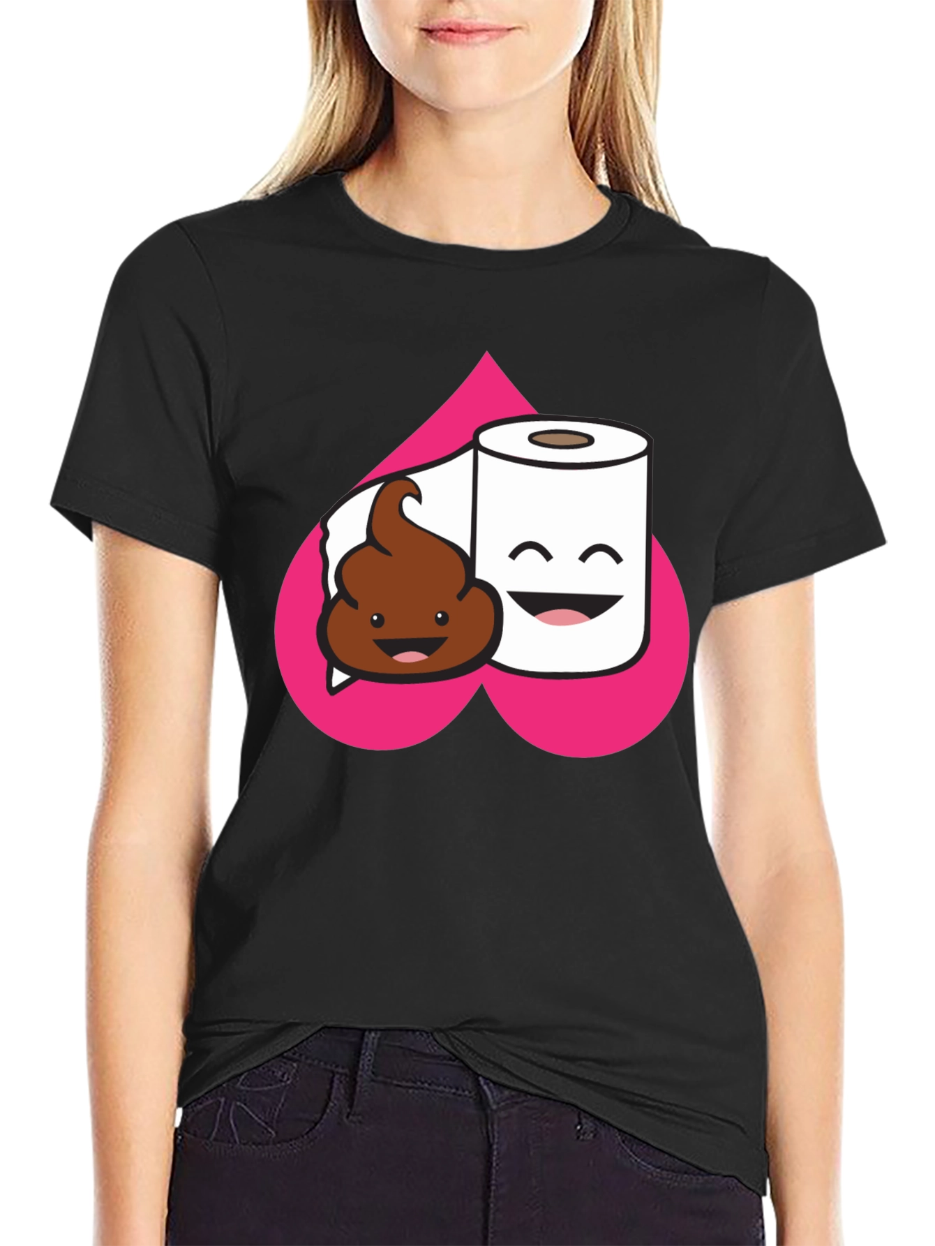 Poop & TP T-Shirt: Funny Graphic Tee