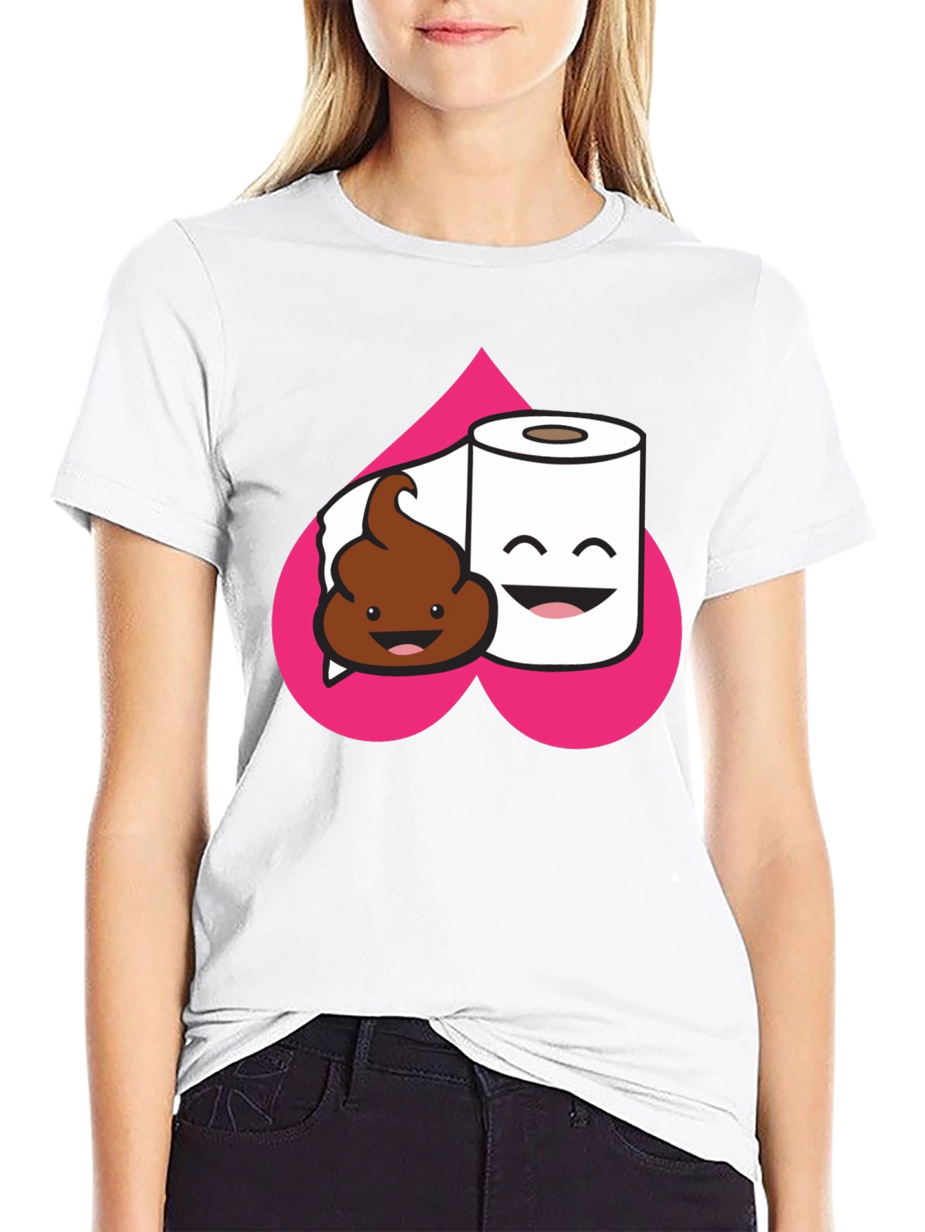 Poop & TP T-Shirt: Funny Graphic Tee
